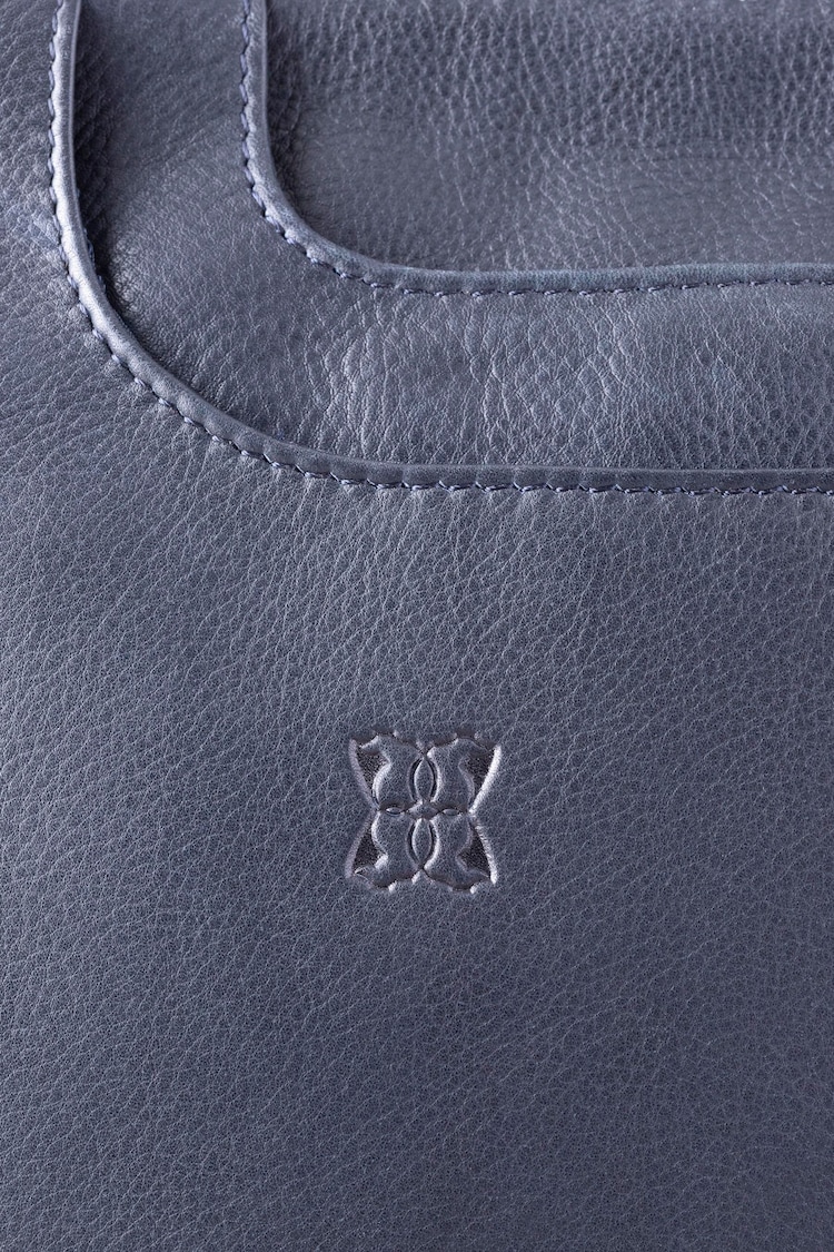 Lakeland Leather Navy Allerdale Leather Cross-Body Bag - Image 5 of 5