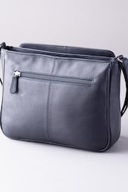 Lakeland Leather Navy Ambleside Leather Cross-Body Bag - Image 1 of 6