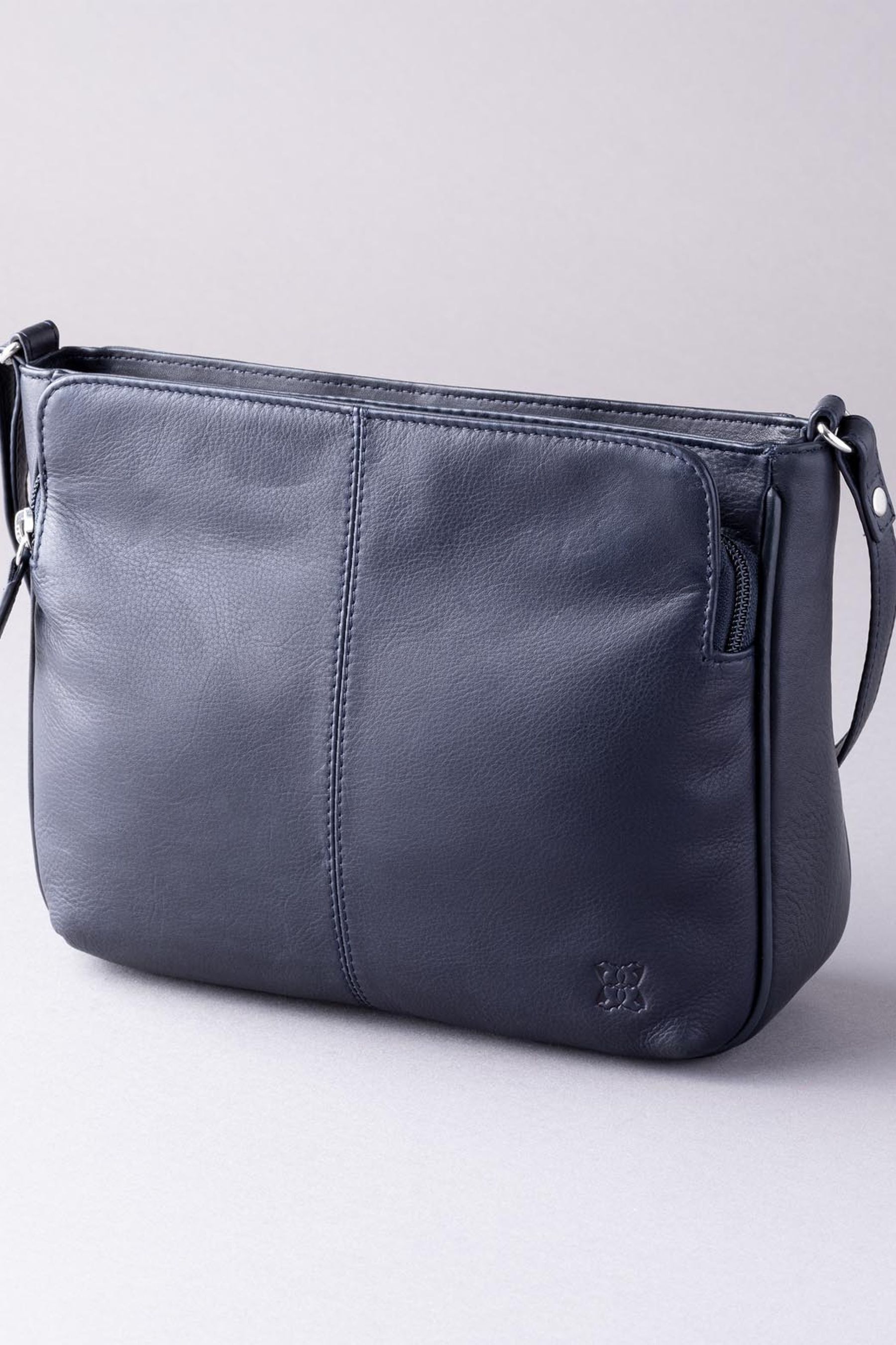 Buy Lakeland Leather Navy Ambleside Leather Cross Body Bag from Next Ireland