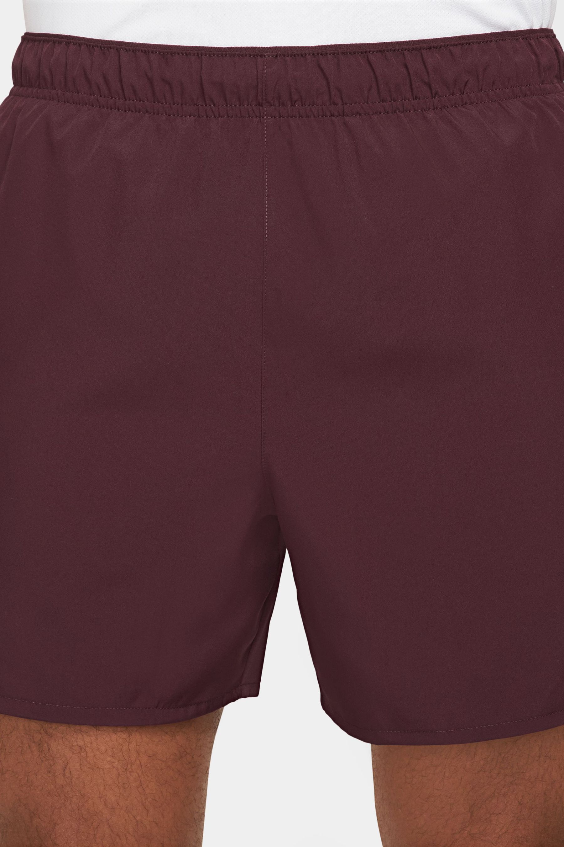 Buy Nike Maroon Red Dri FIT Challenger 7 Running Shorts from Next Luxembourg