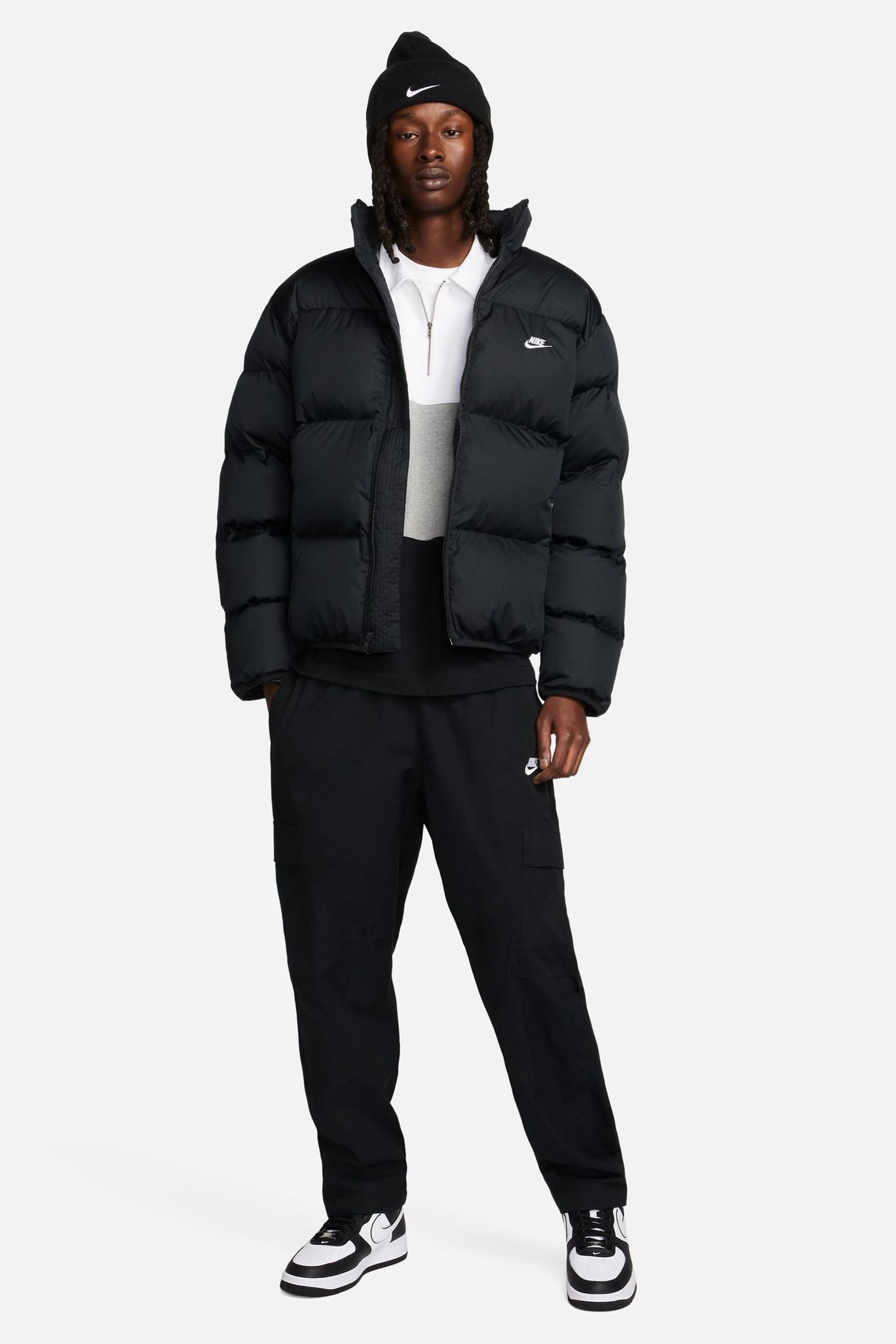 Sat n al Siyah Nike Yast kl Puffer Ceket Next Turkey sitesinden