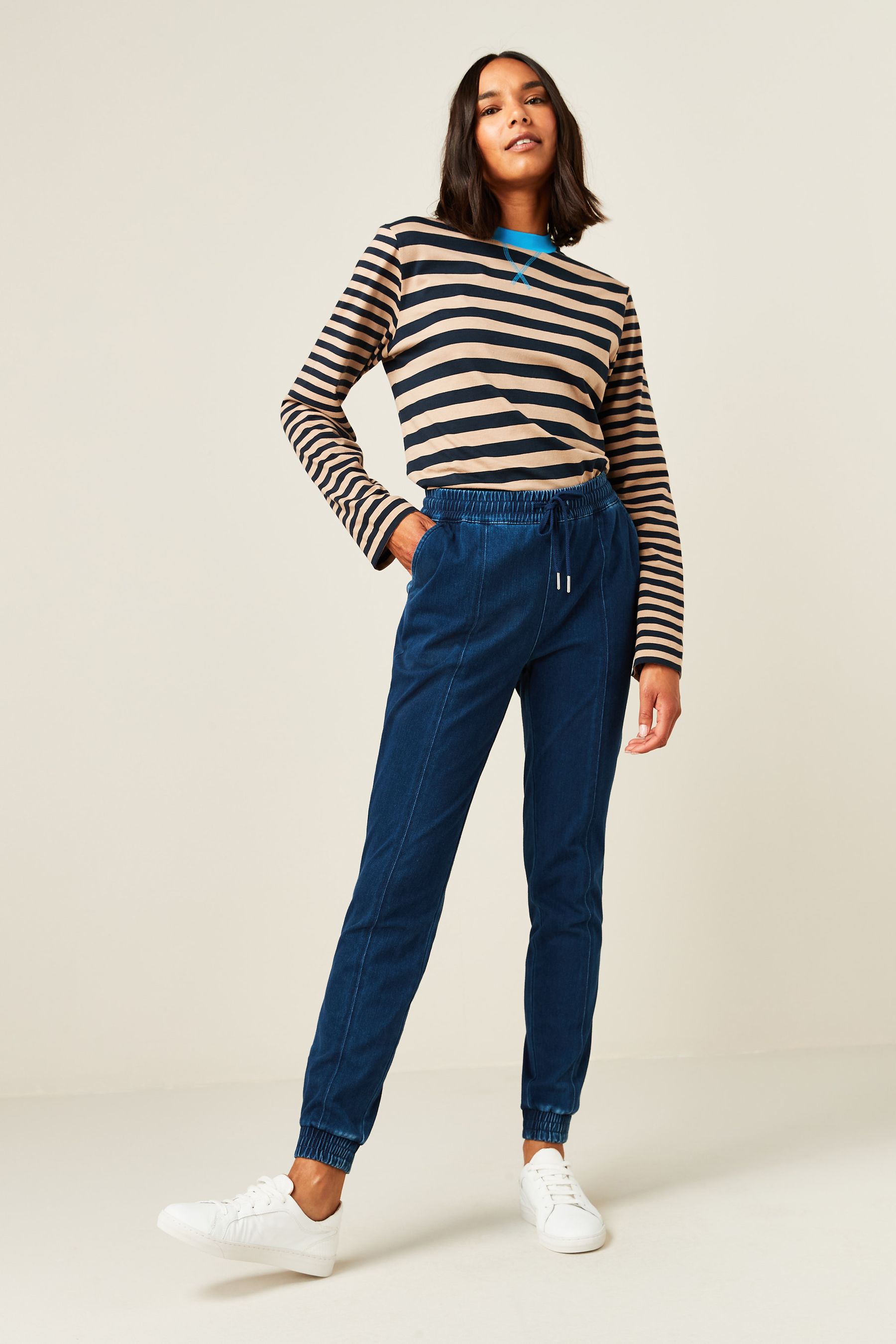Next ladies denim joggers outlet