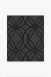 Charcoal Grey Geometric Luxe 10M Wallpaper - Image 2 of 4