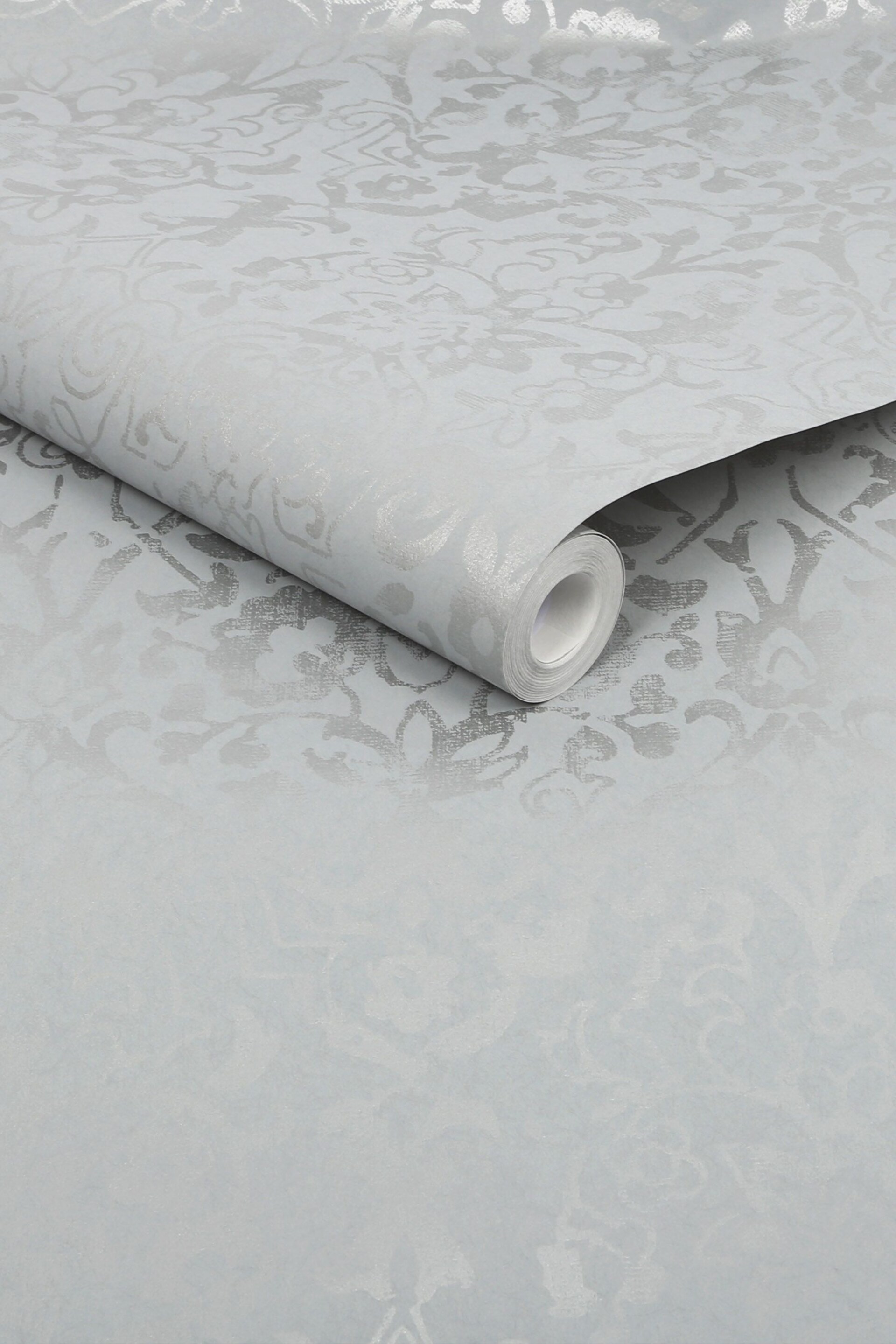 Grey Next Majestic Damask Wallpaper Wallpaper - Image 4 of 4