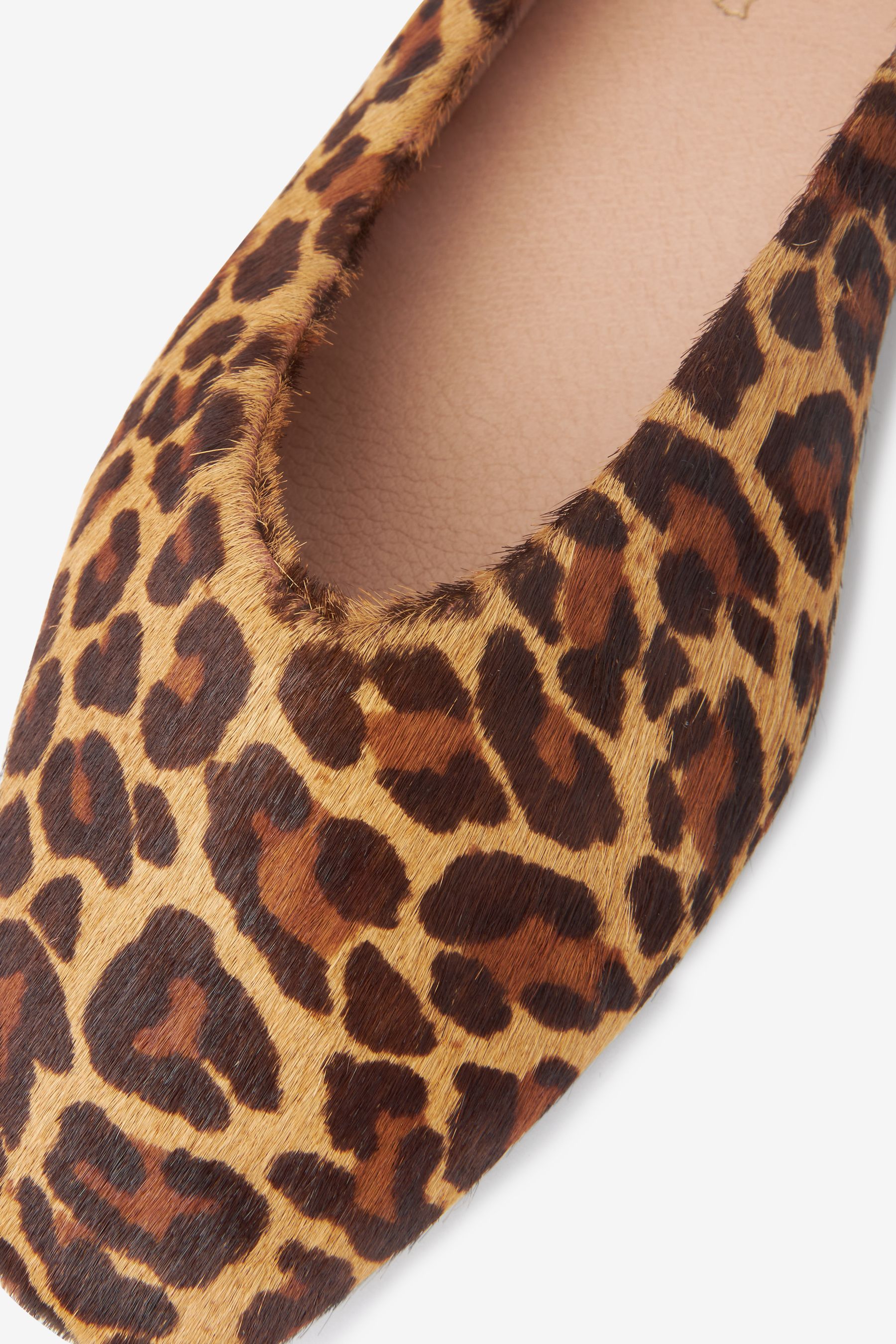 Calvin klein leopard fashion flats