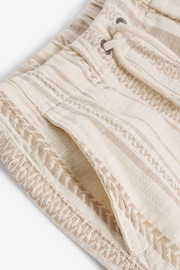 Neutral Textured Stripe Shorts (3-16yrs) - Image 3 of 3