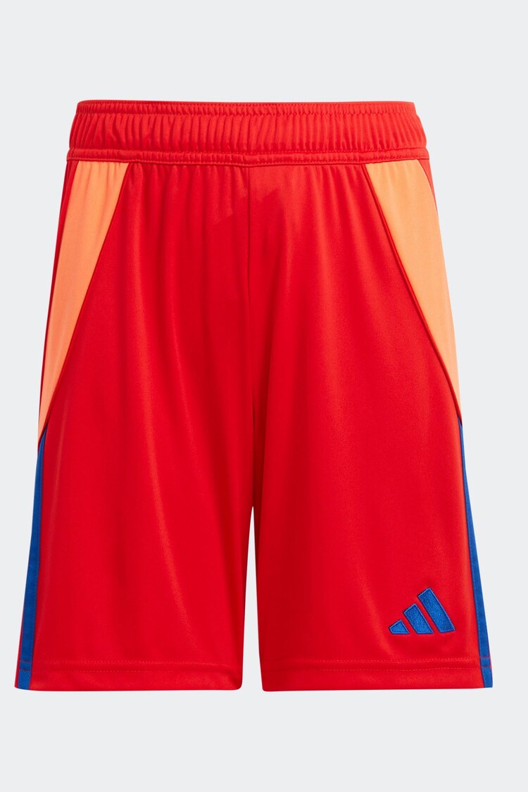 adidas Dark Red Tiro 24 Shorts - Image 5 of 9