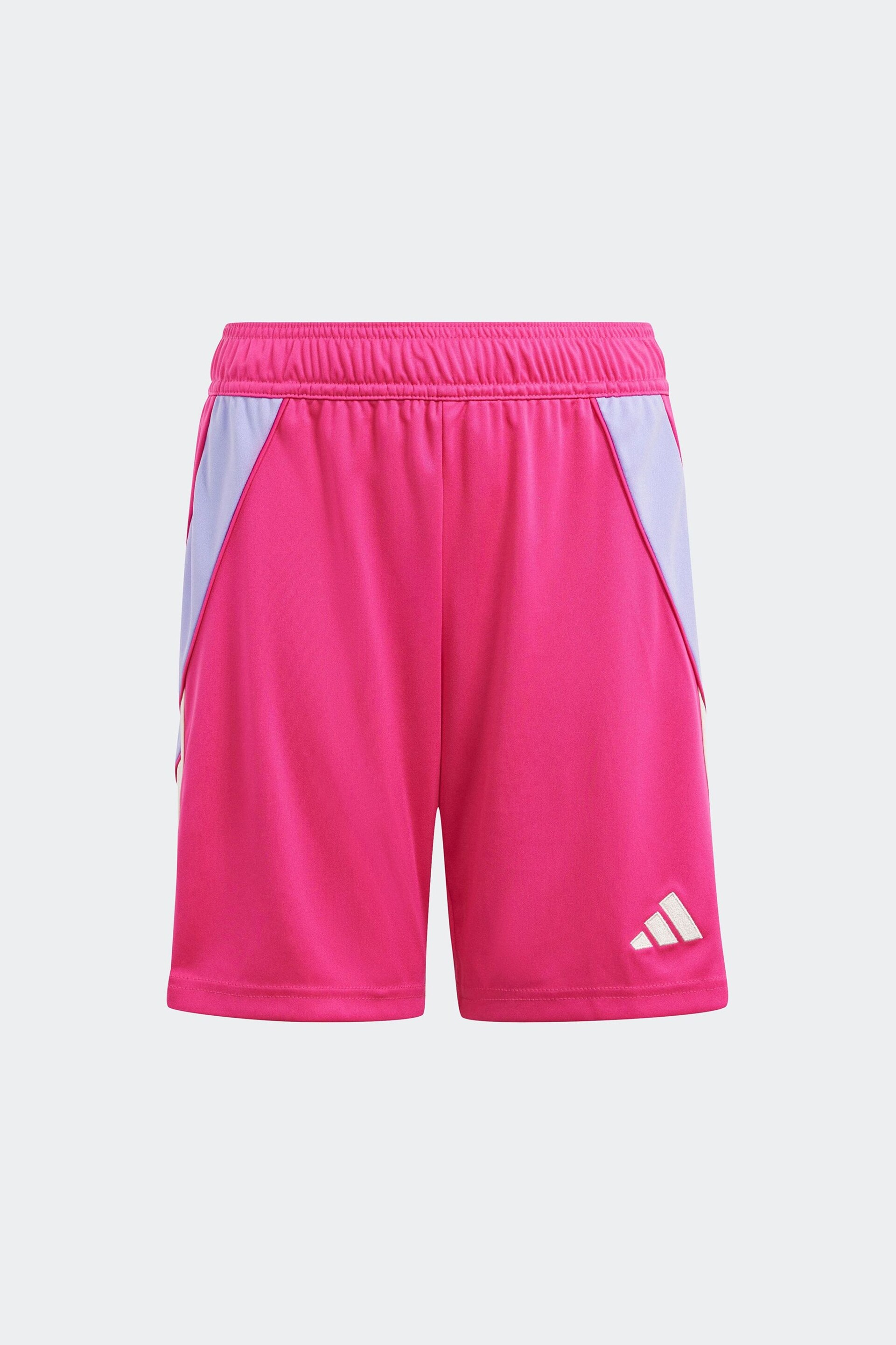 adidas Bright Pink Tiro 24 Shorts - Image 1 of 5