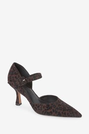 Animal Forever Comfort® Point Toe Mary Jane Court Shoes - Image 4 of 6