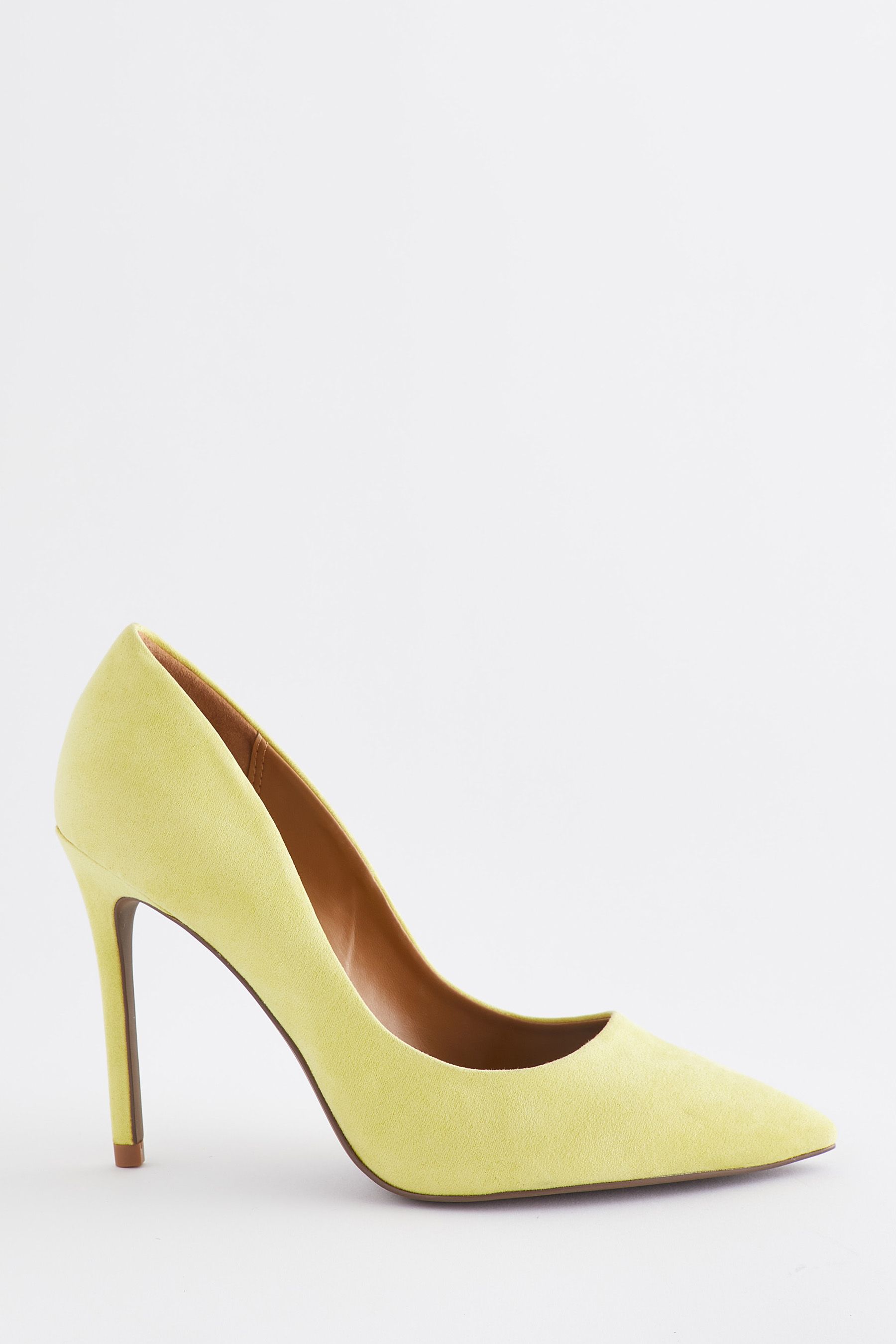 Buy Lime Green Regular Wide Fit Forever Comfort Point Court Shoes from Next Luxembourg