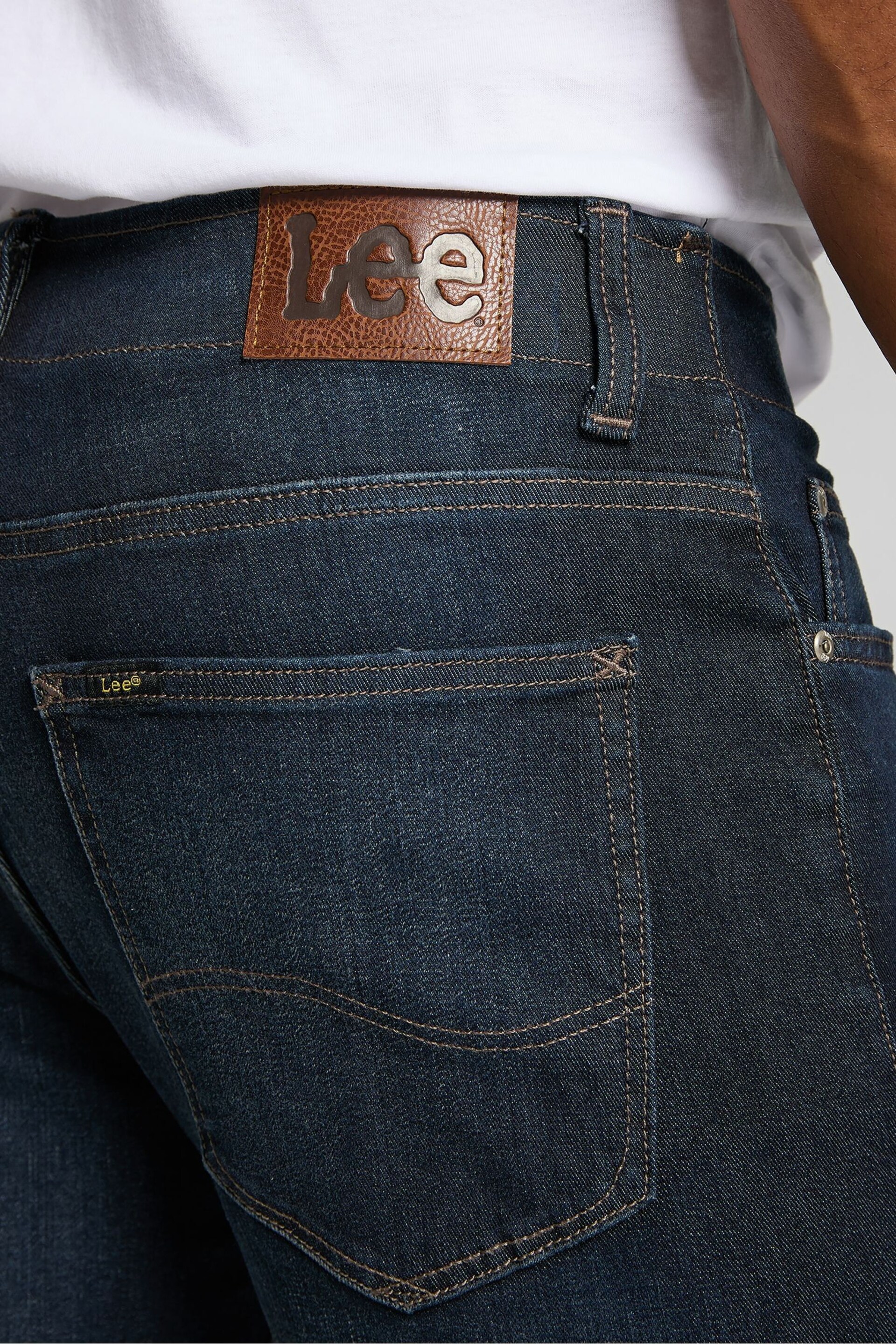 Lee Denim Extreme Motion Straight Fit Jeans - Image 6 of 7