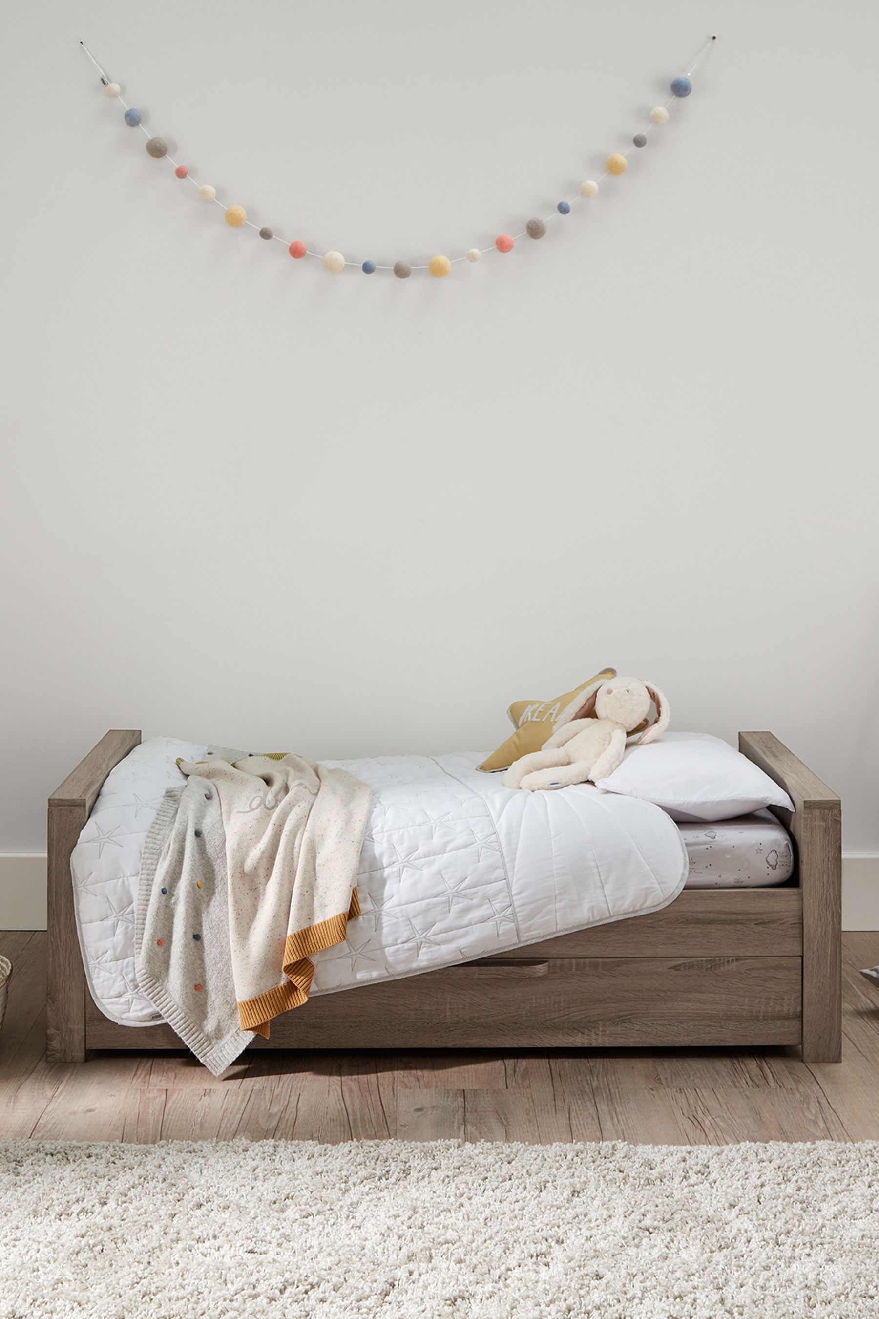 Buy Mamas Papas Grey Wash Franklin Cot Bed from the Next UK online shop