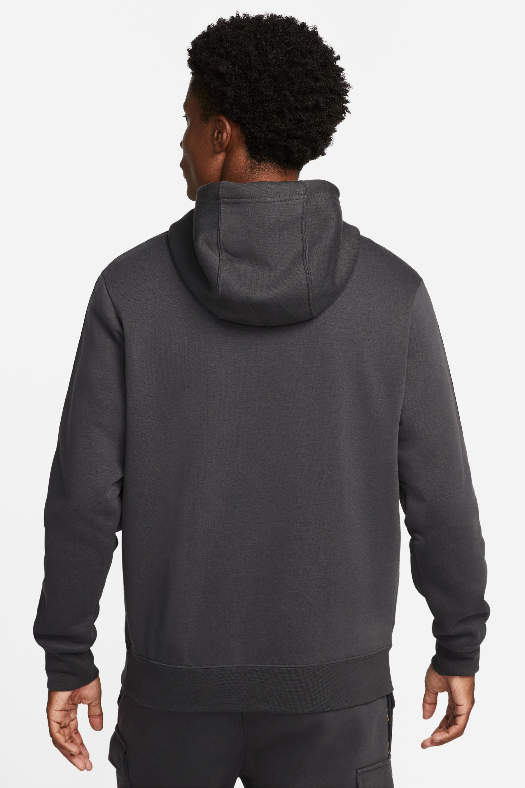 Buy Nike Black Repeat Taped Hoodie from Next Luxembourg