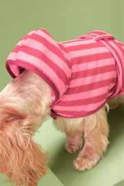 Pink Dog Drying Towel Robe - Image 4 of 7