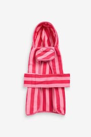 Pink Dog Drying Towel Robe - Image 6 of 7