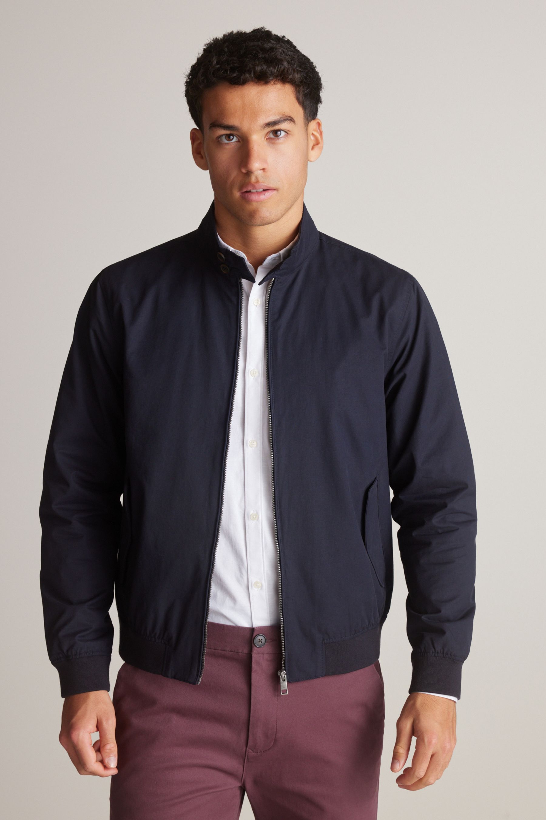 Lined harrington jacket sales