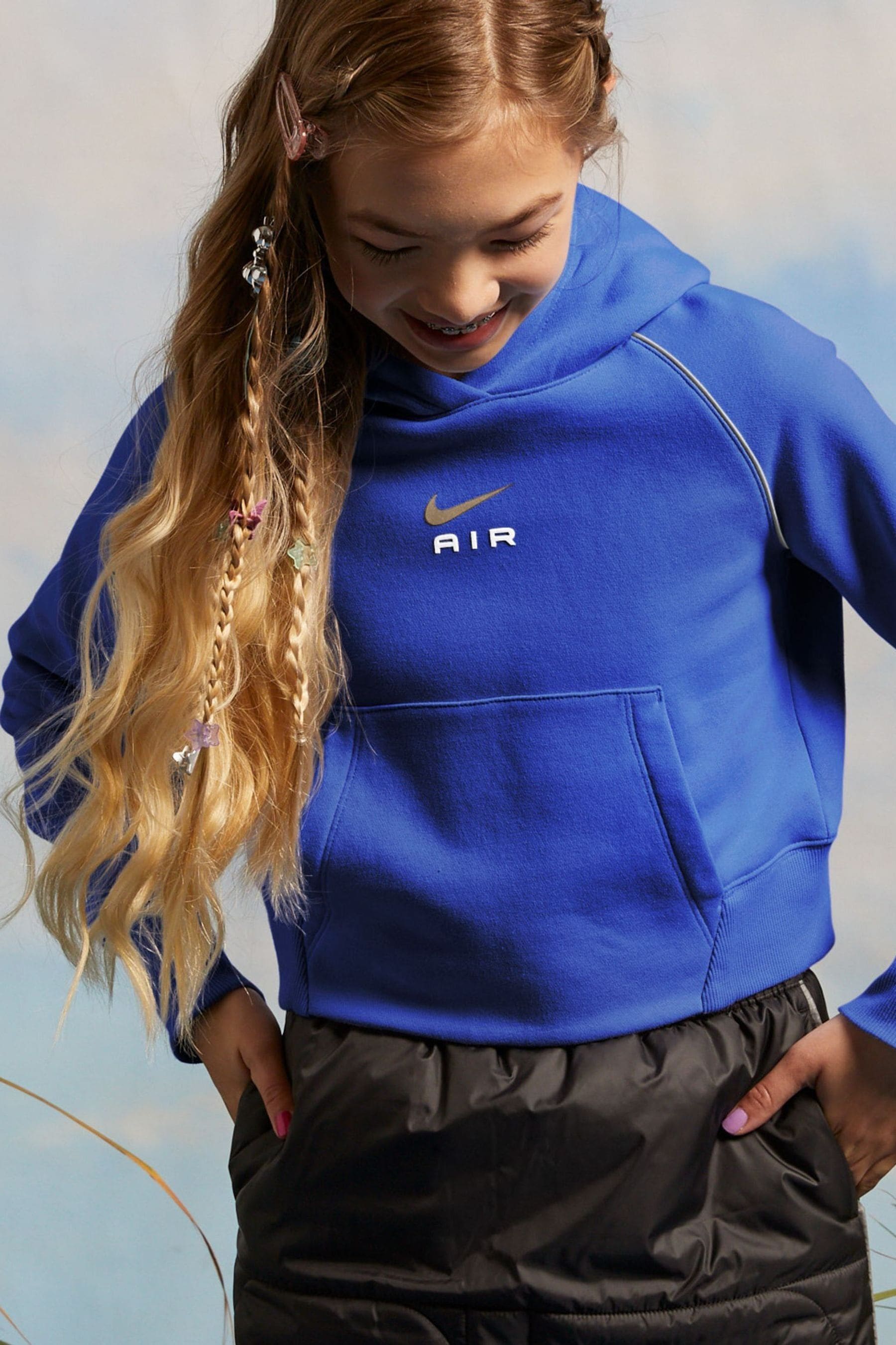 Nike air crop sweatshirt hotsell