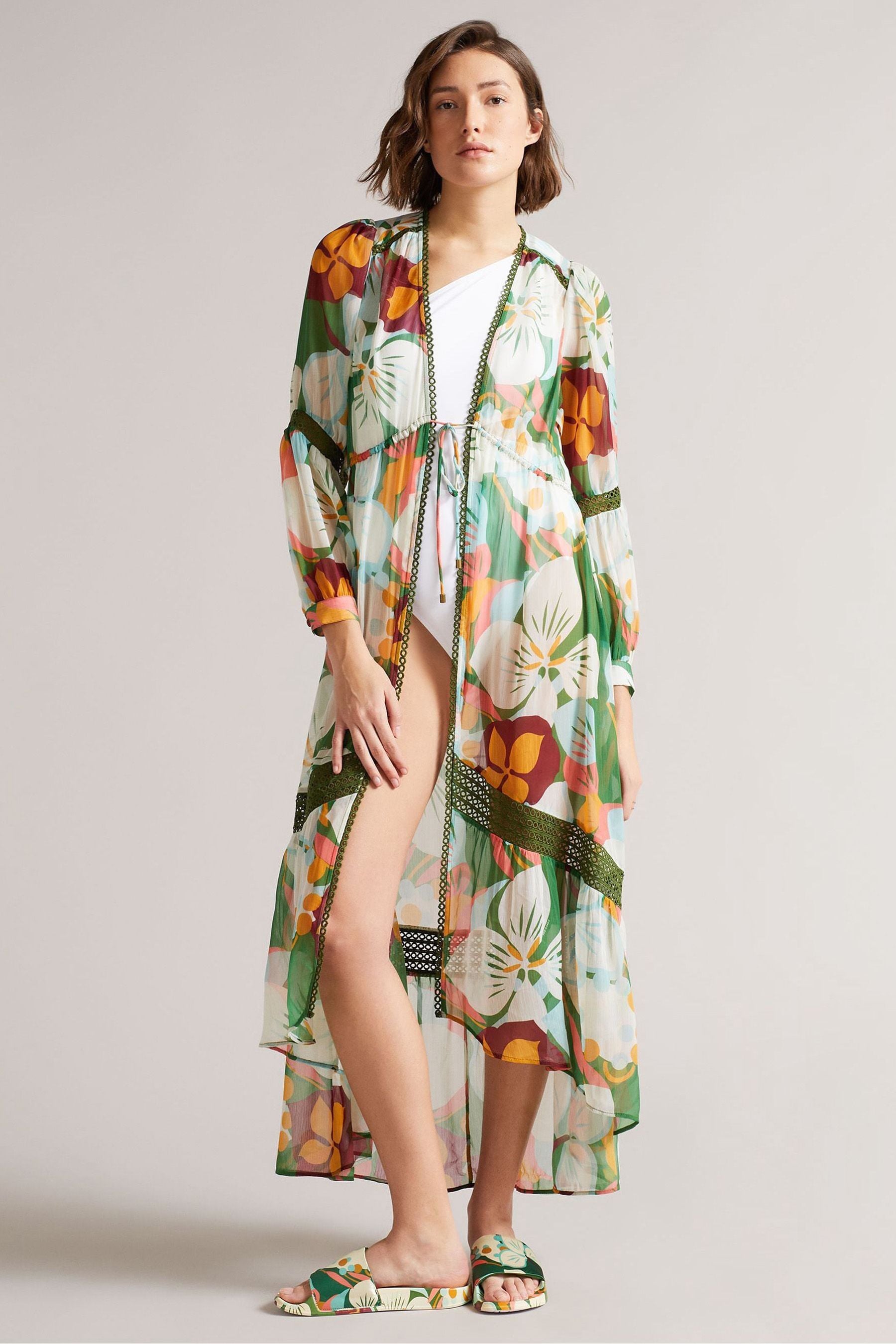 Ted baker floral sliders online