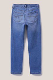 White Stuff Blue Relaxed Katy Slim Jeans - Image 5 of 6