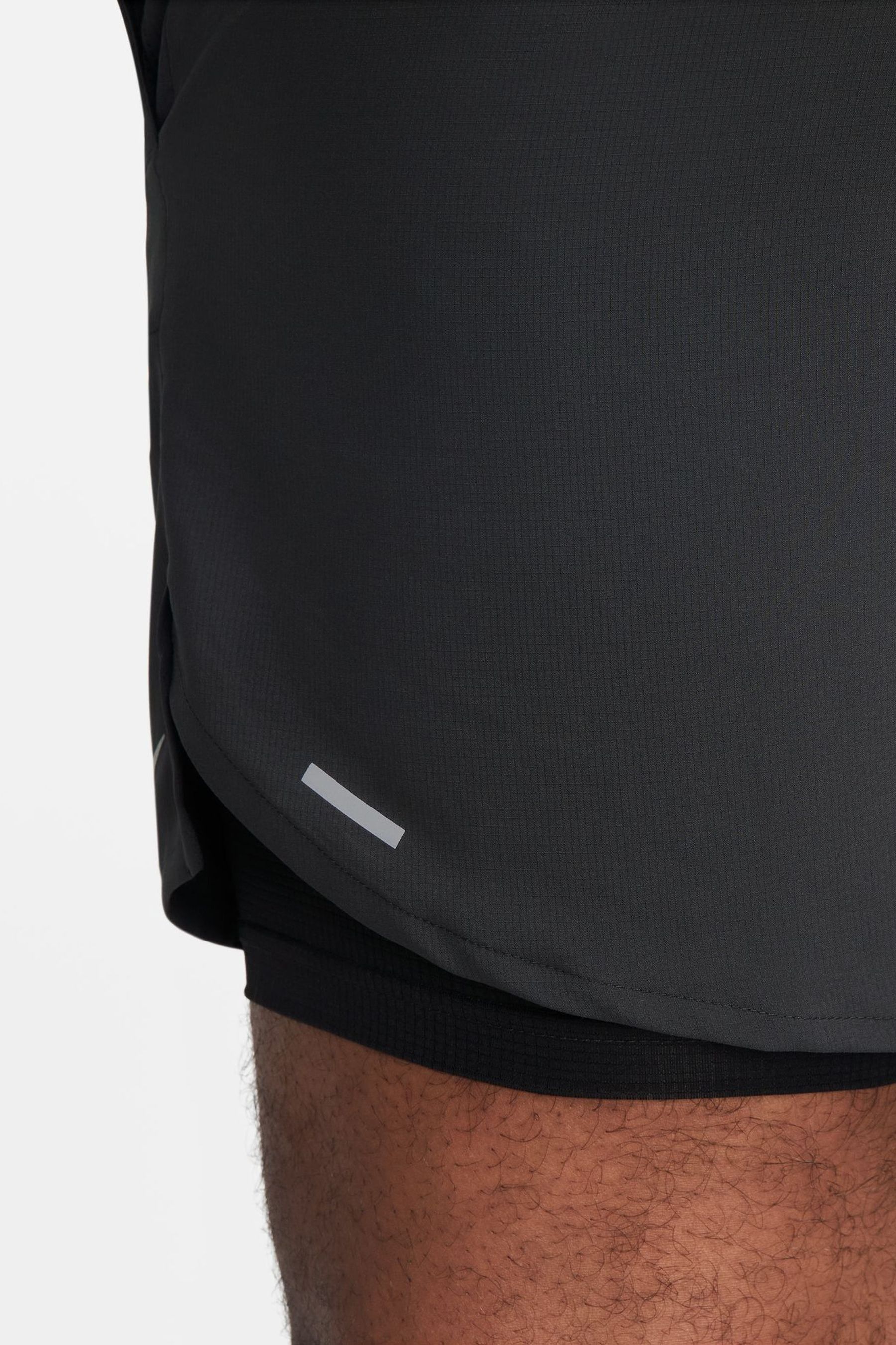 Buy Nike Black Dri FIT Stride 7 Inch 2 In 1 Running Shorts from Next Luxembourg