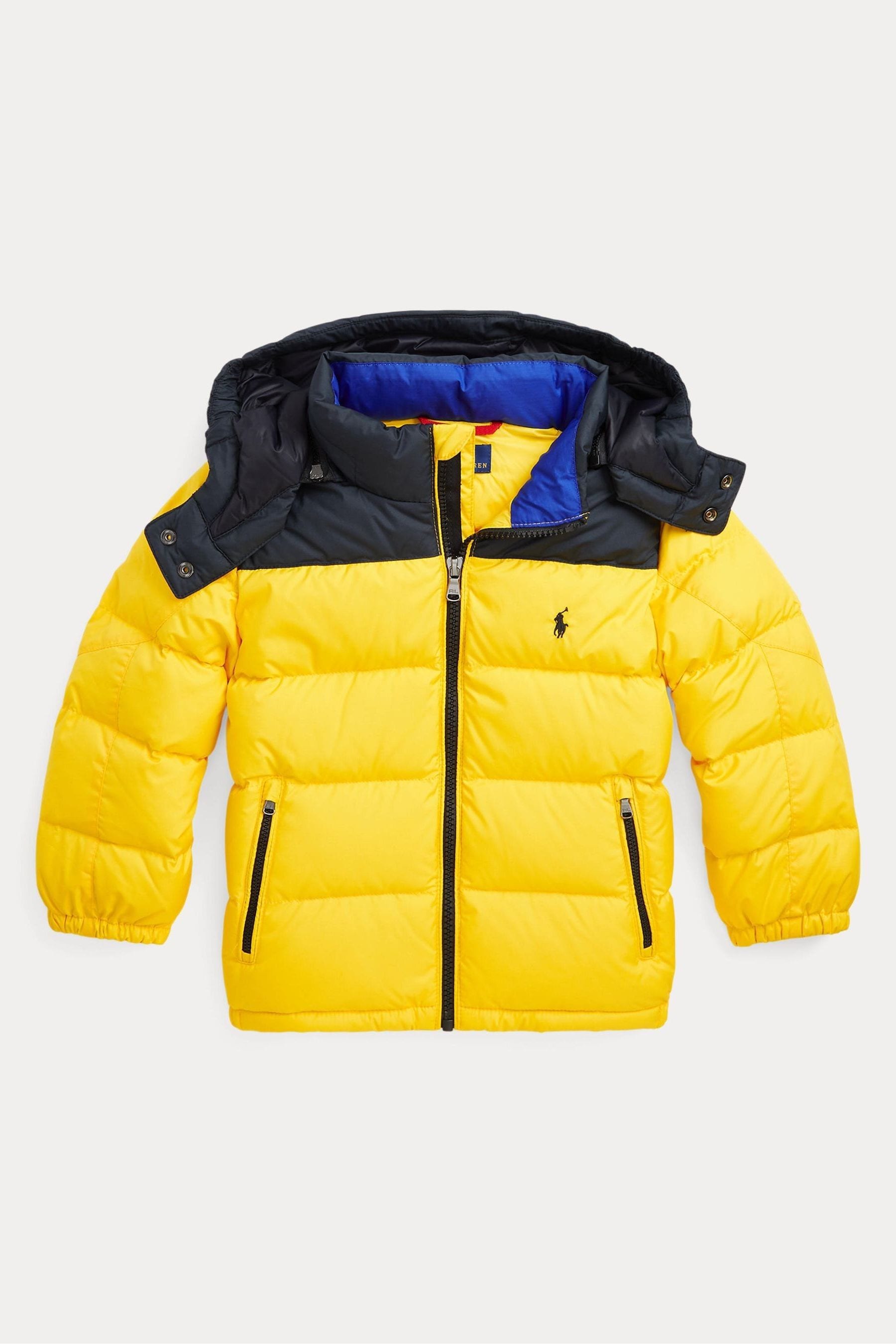 Polo jacket yellow outlet