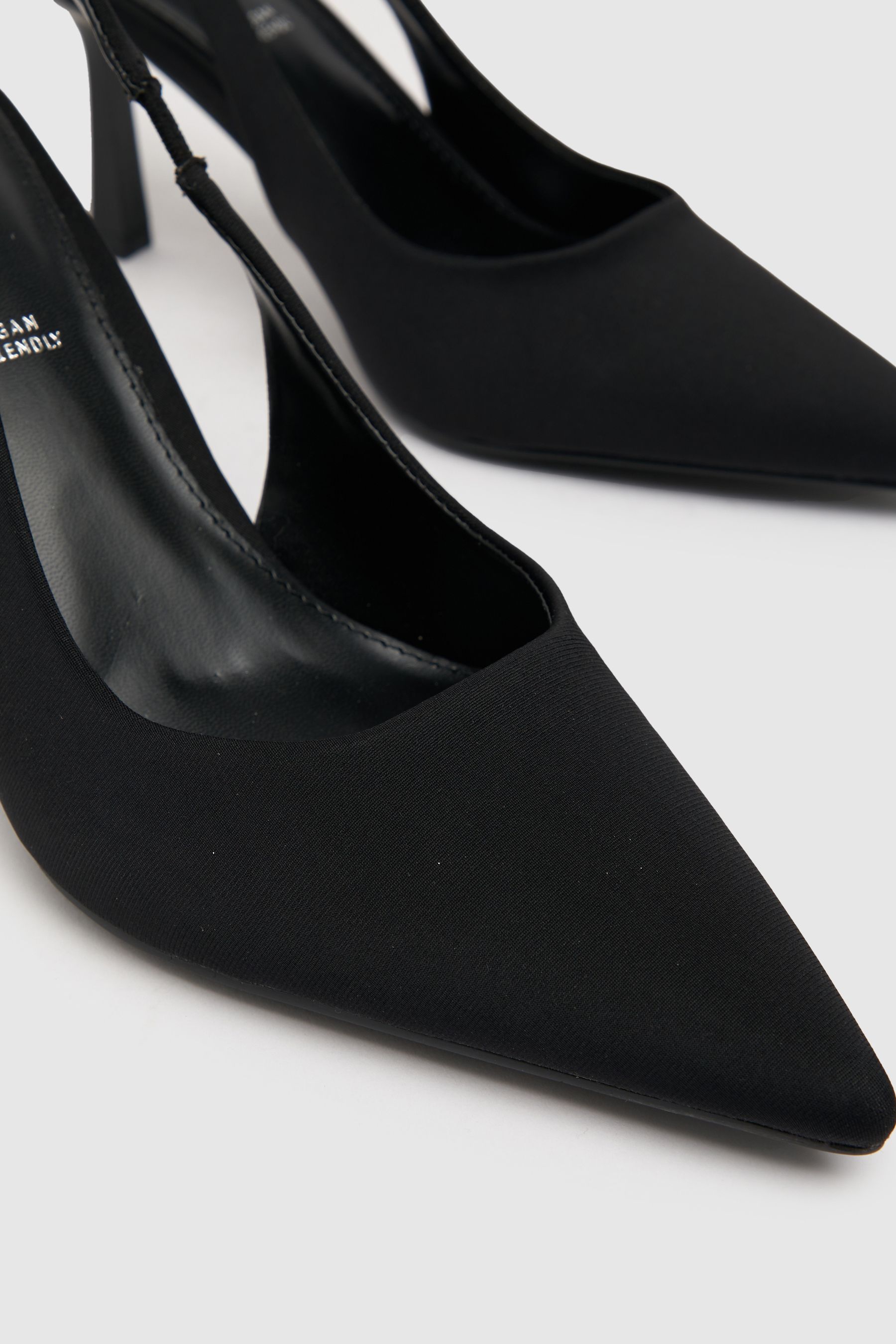Black slingback court shoes discount