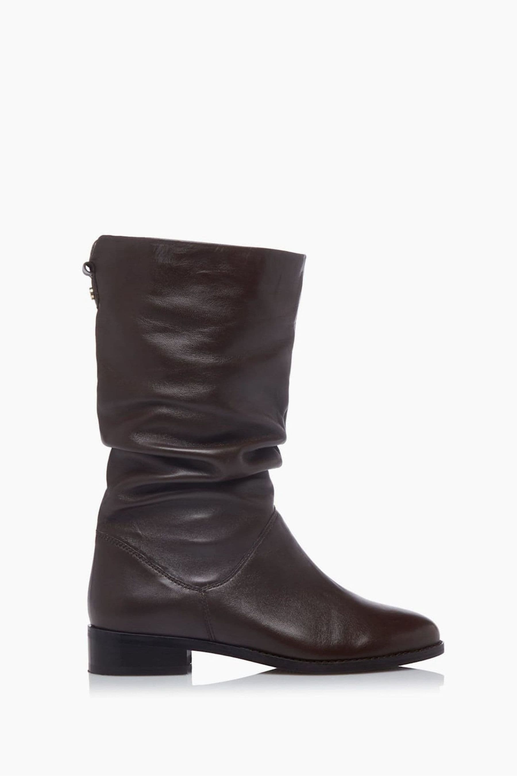 Buy Dune London Rosalindas Wide Fit Ruched Calf Boots from Next Ireland