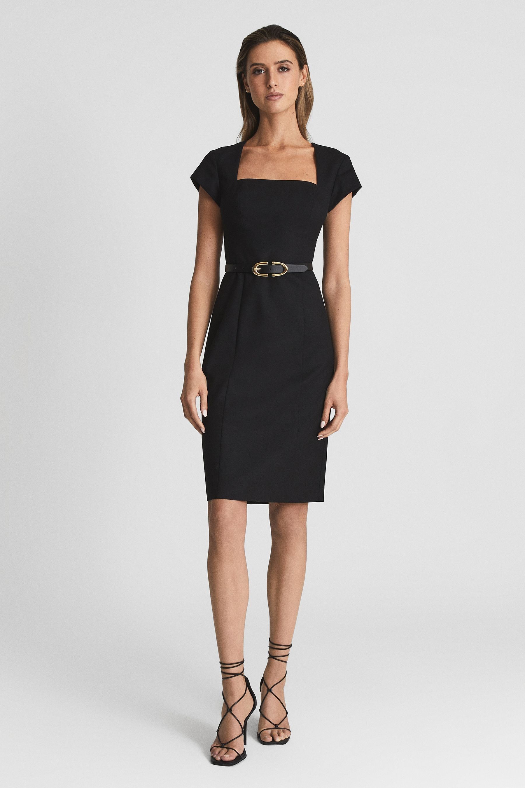 Buy Reiss Black Haisley Tailored Dress from Next Luxembourg