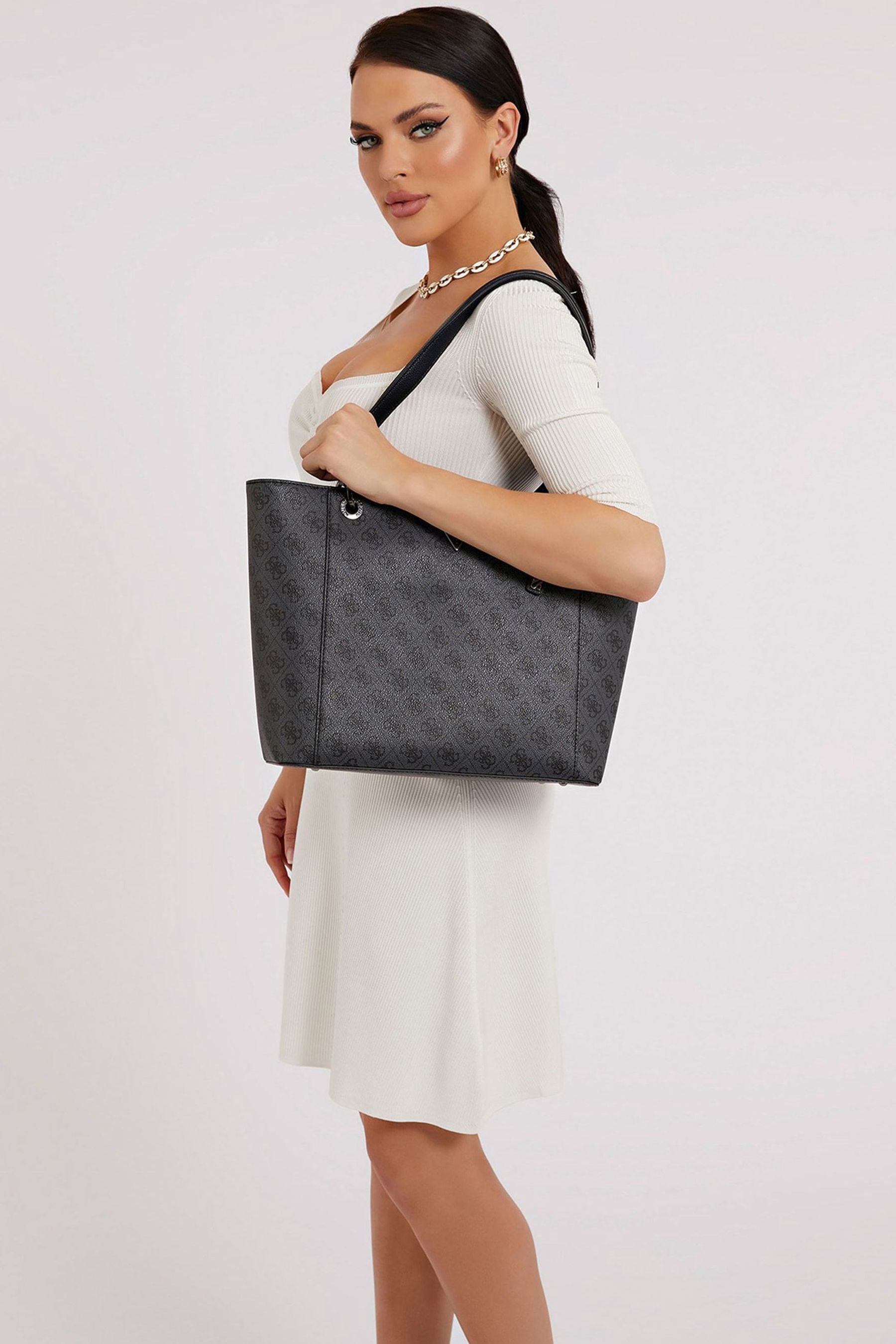 Buy Guess Noelle Elite Tote Black Bag from the Next UK online shop