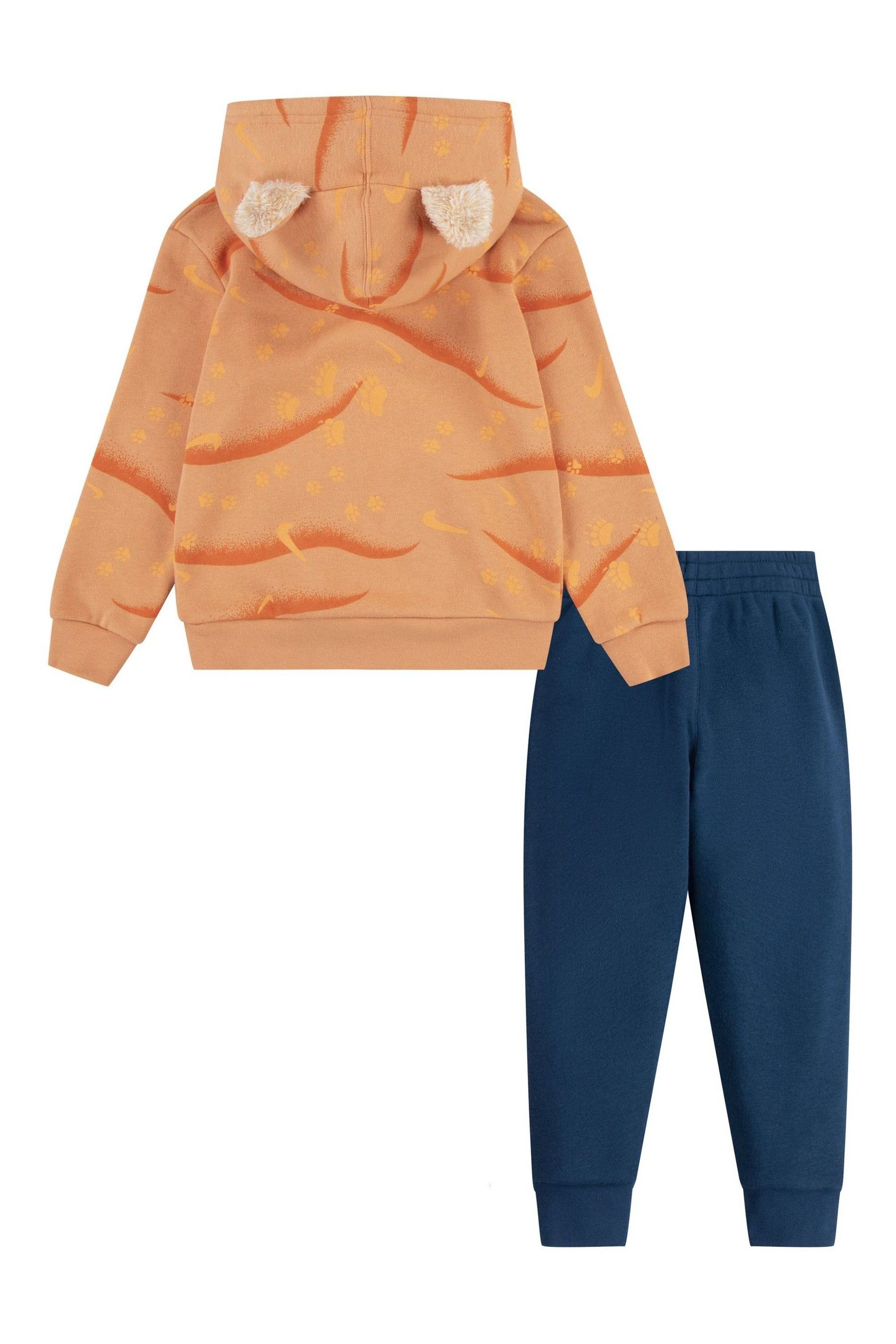 Buy Nike Orange Blue Little Kids Animal Hoodie and Joggers Set from Next Luxembourg