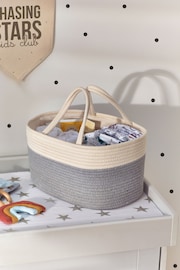 Cream Nursery Caddy Basket - Image 1 of 3