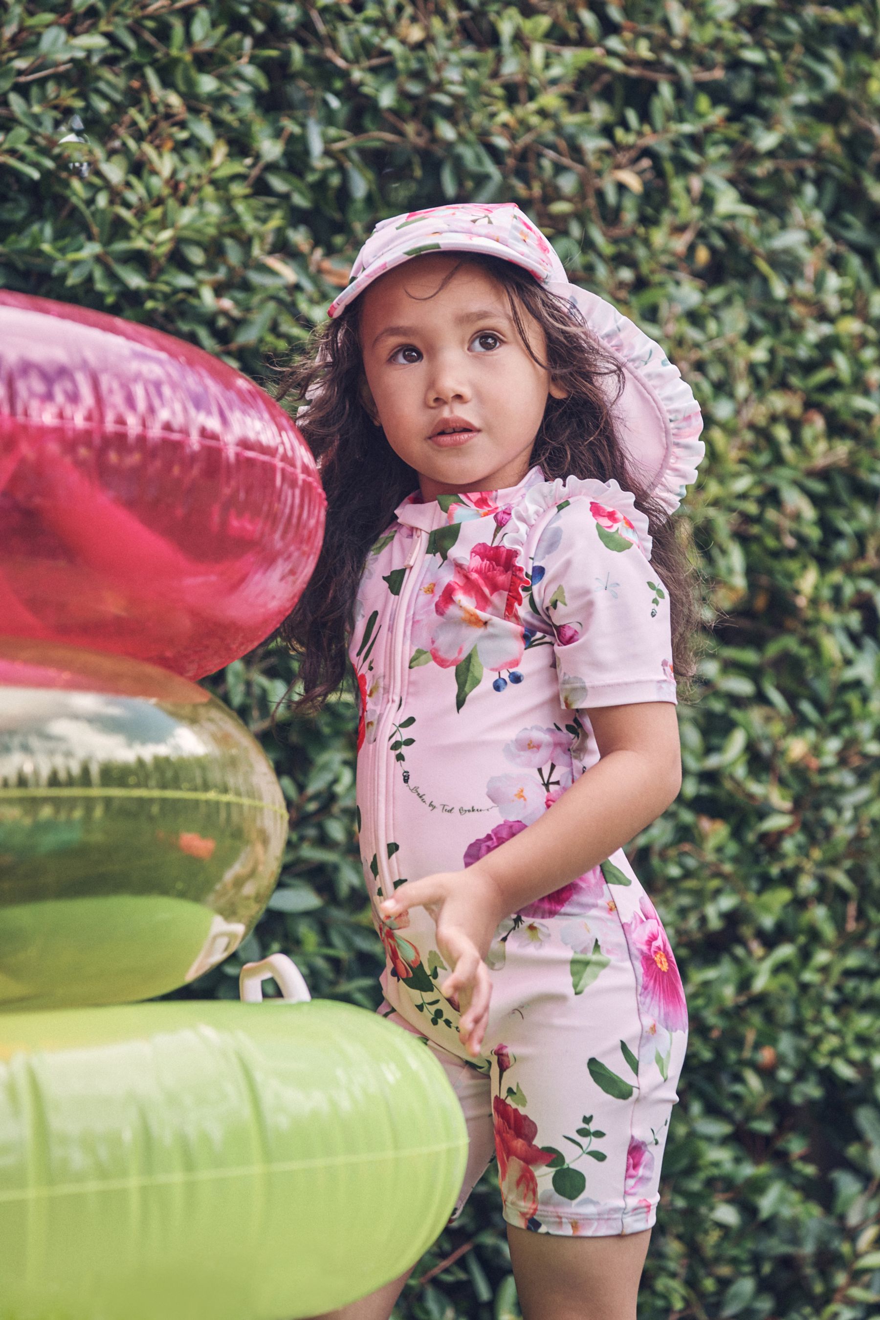 Buy Baker by Ted Baker Sunsafe Swimsuit and Hat Set from Next Malaysia