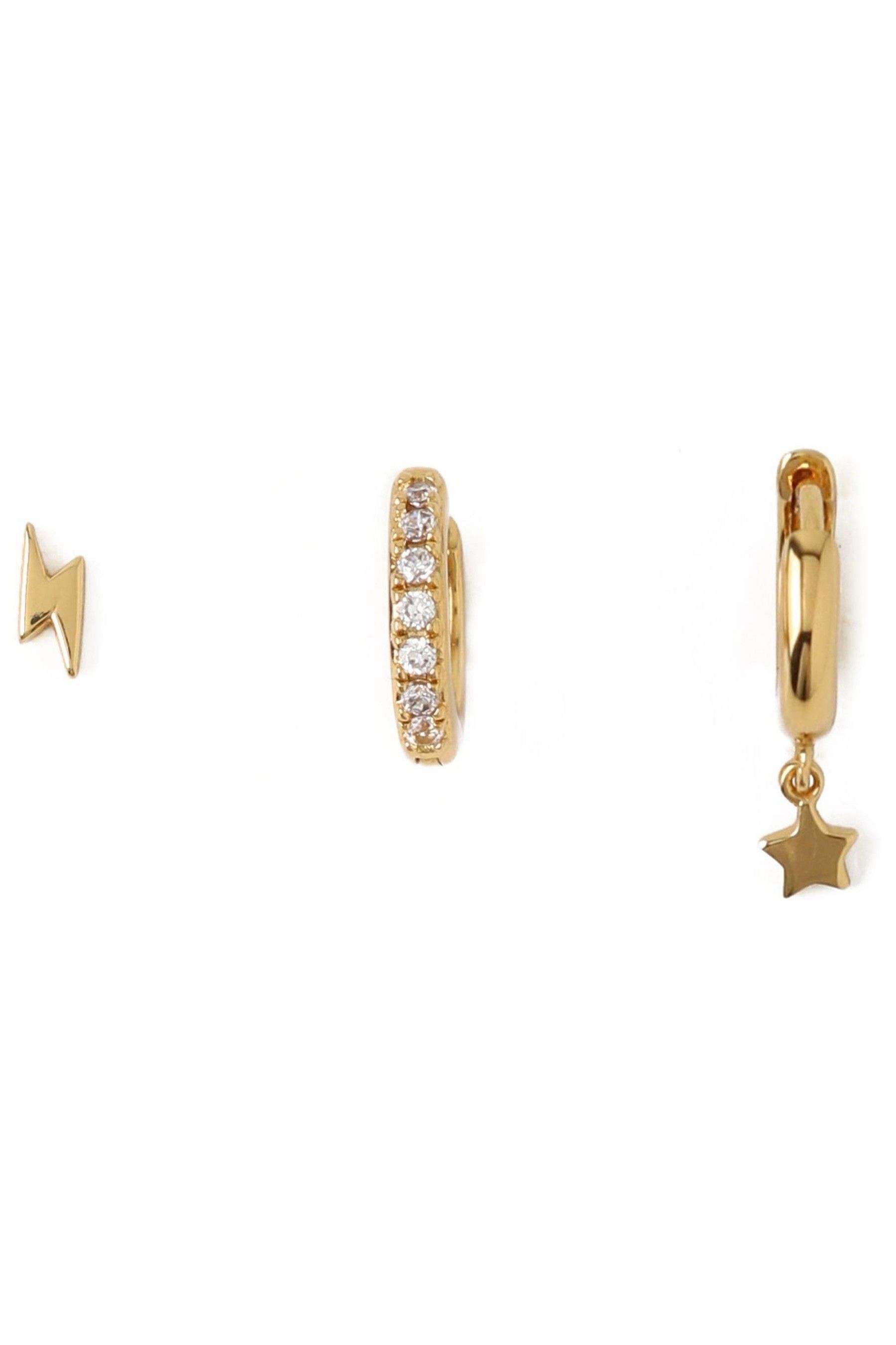 Orelia London Lightning Star Ear Party Earrings