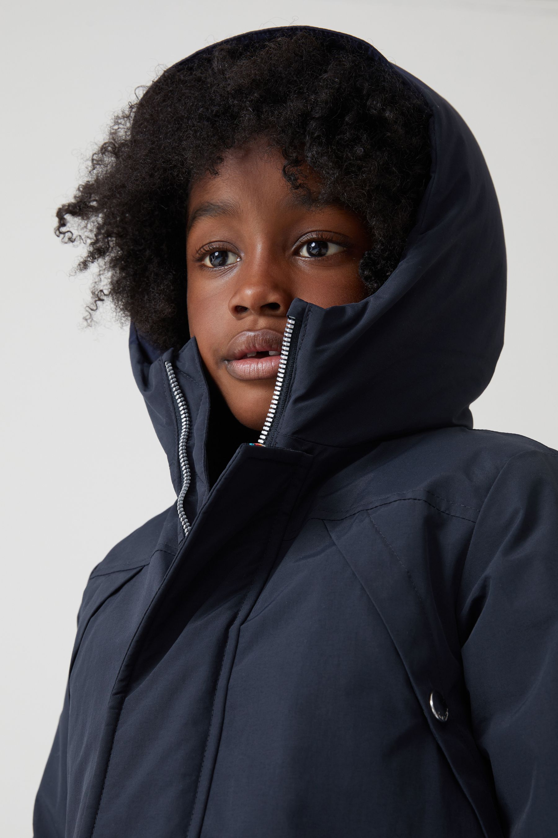 Boys navy parka on sale