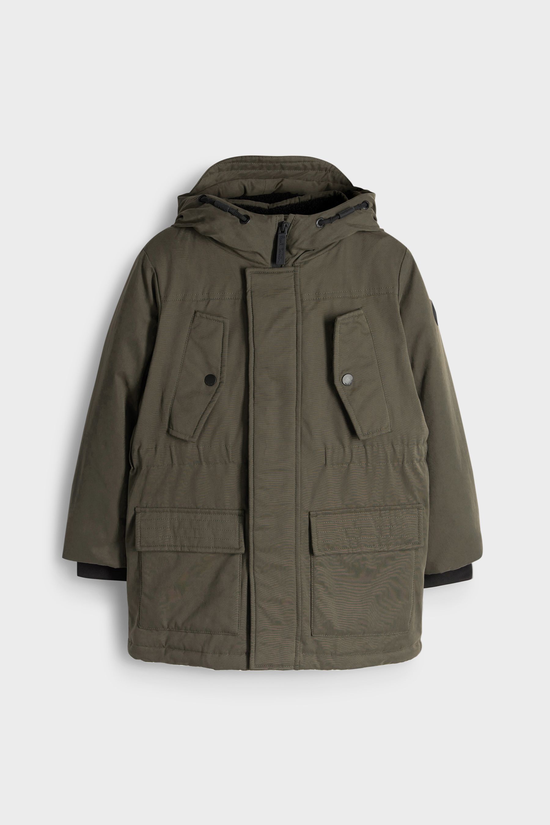 Buy Paul Smith Junior Boys Shower Resistant Khaki Parka Coat from Next Luxembourg