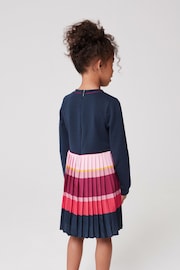 Paul Smith Junior Girls Long Sleeve Pleated Dress - Image 4 of 7