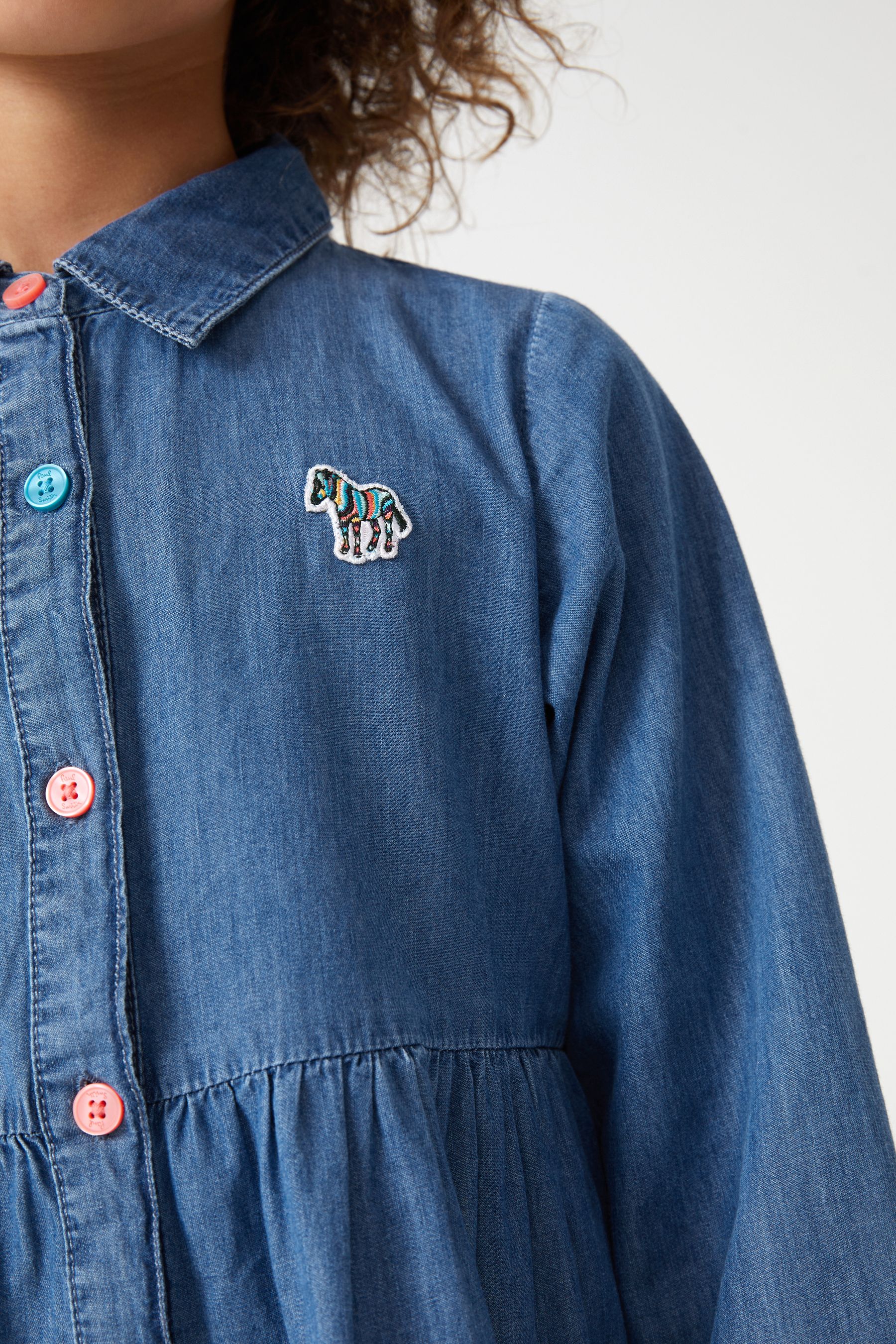 Juniors chambray dress clearance