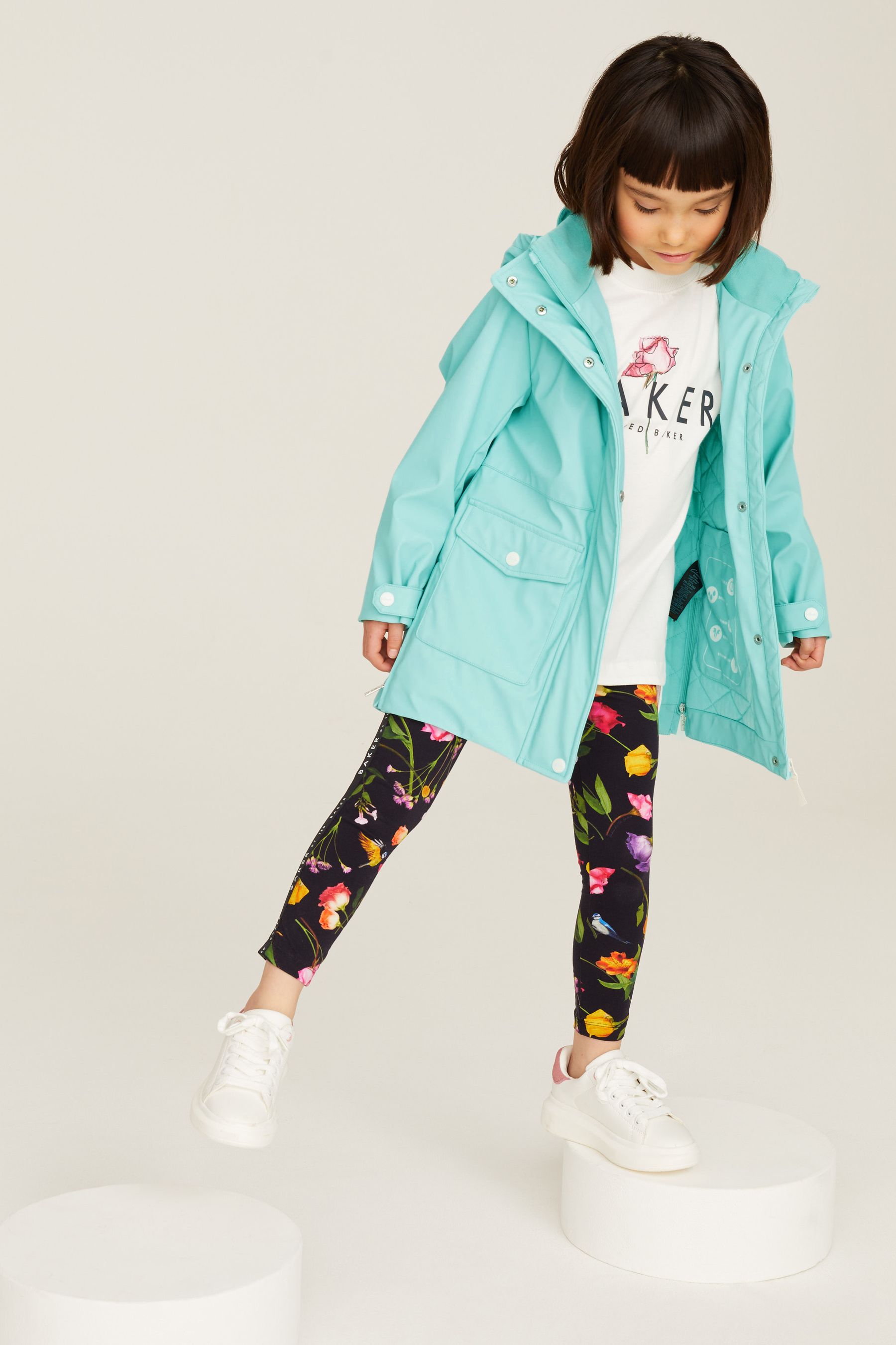 Buy Clarks Mint Green Girls Water Resistant Jacket from Next Luxembourg