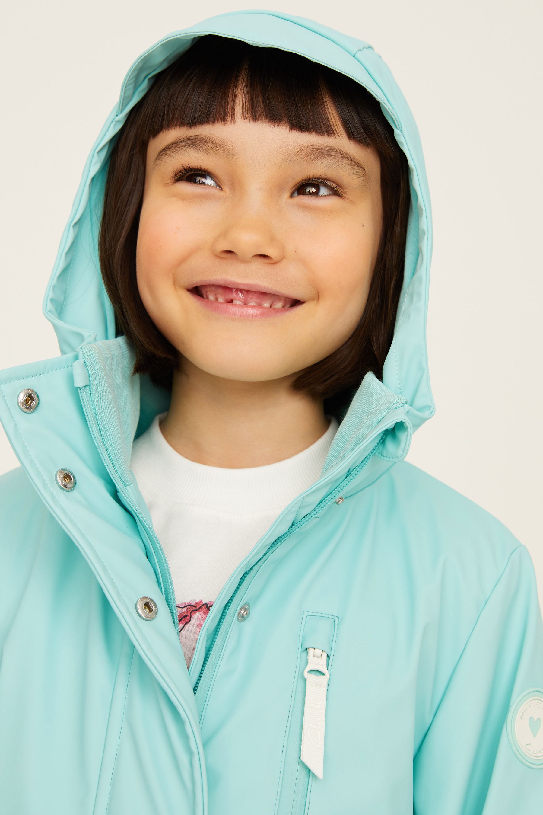 Buy Clarks Mint Green Girls Water Resistant Jacket from Next Luxembourg