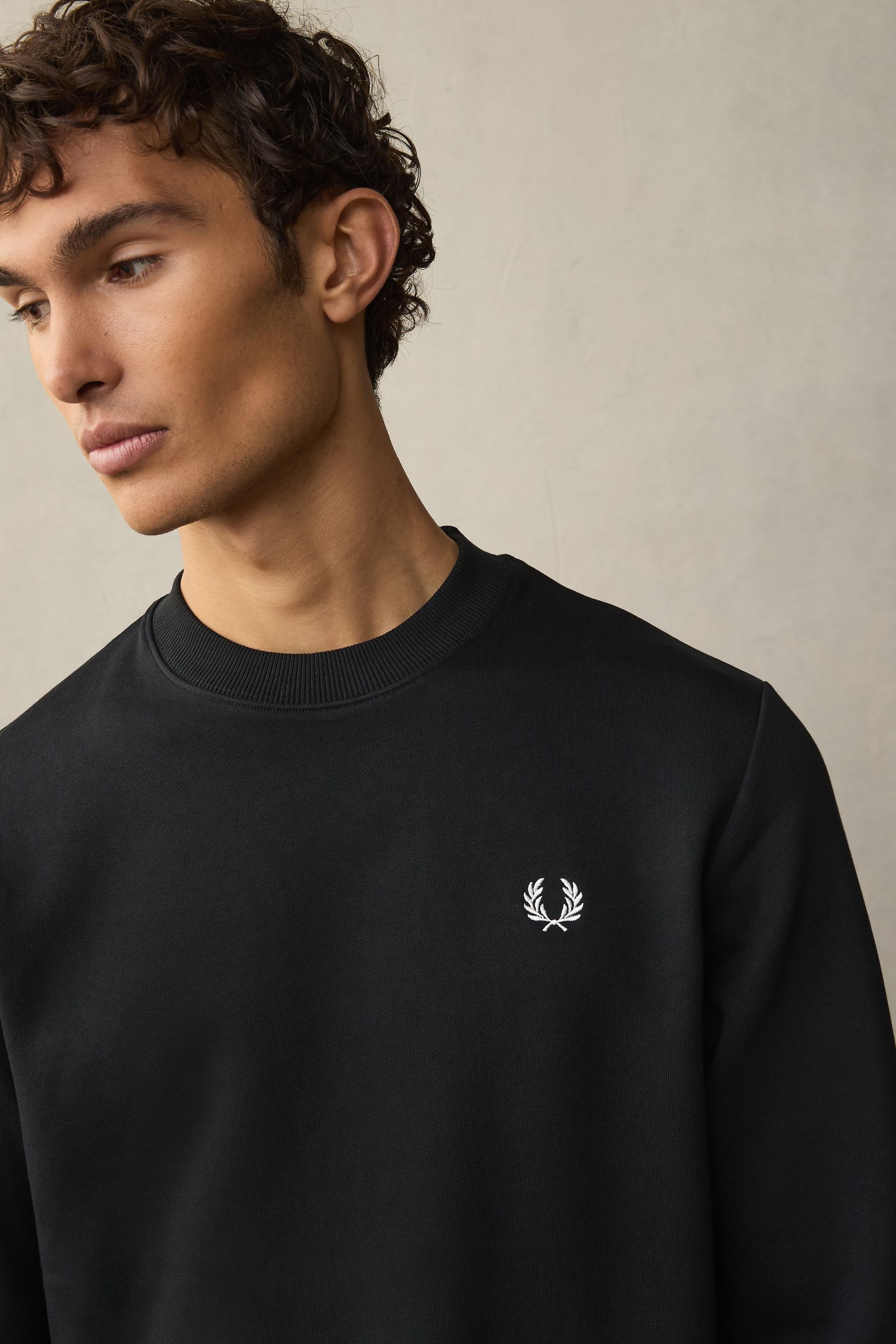 Buy Fred Perry Crew Neck Sweatshirt from Next Canada