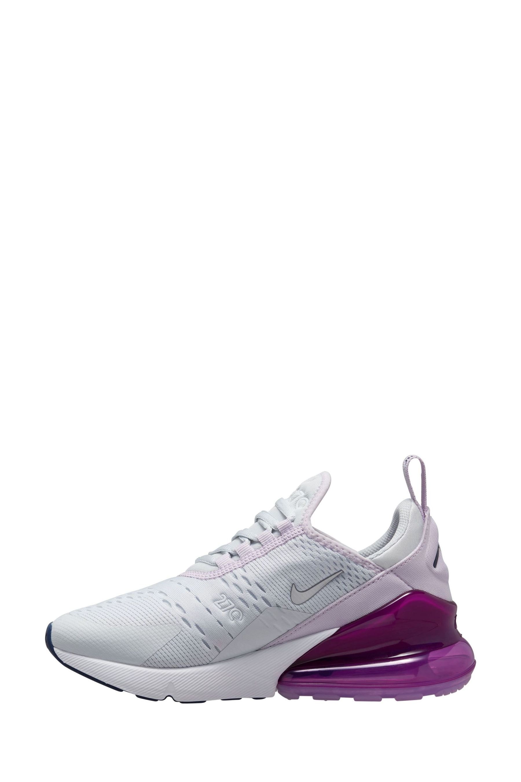 Nike 270 white and purple new arrivals