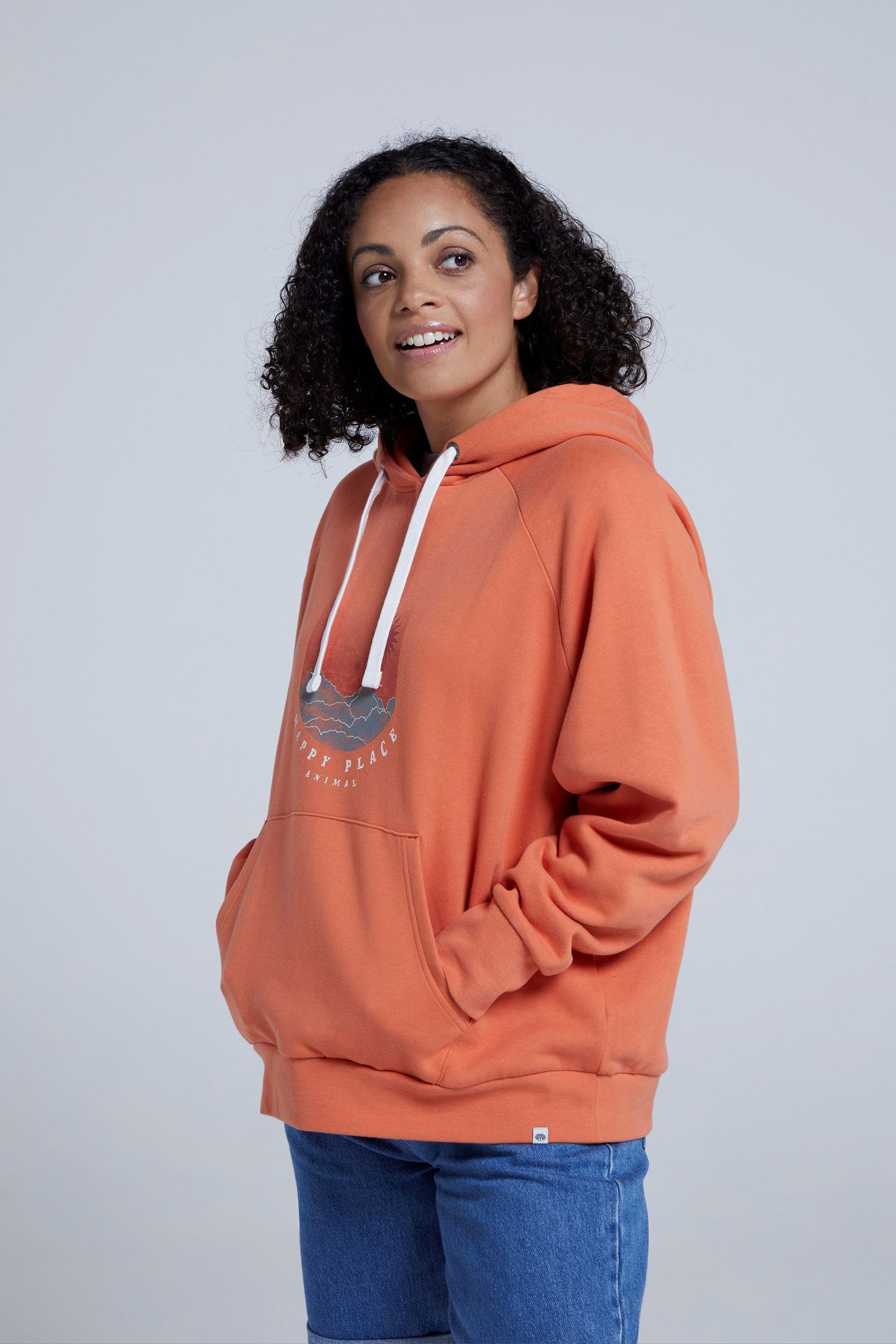Ladies orange hoodie store