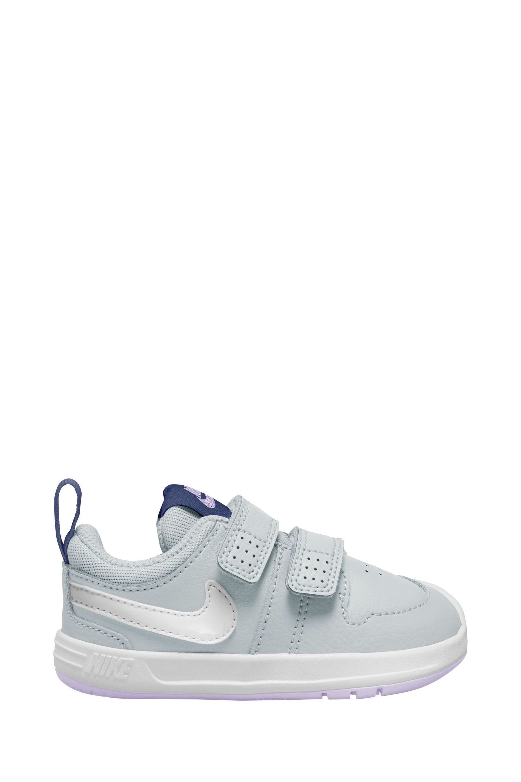 Buy Nike Grey Lilac Pico Infant Trainers from Next Luxembourg