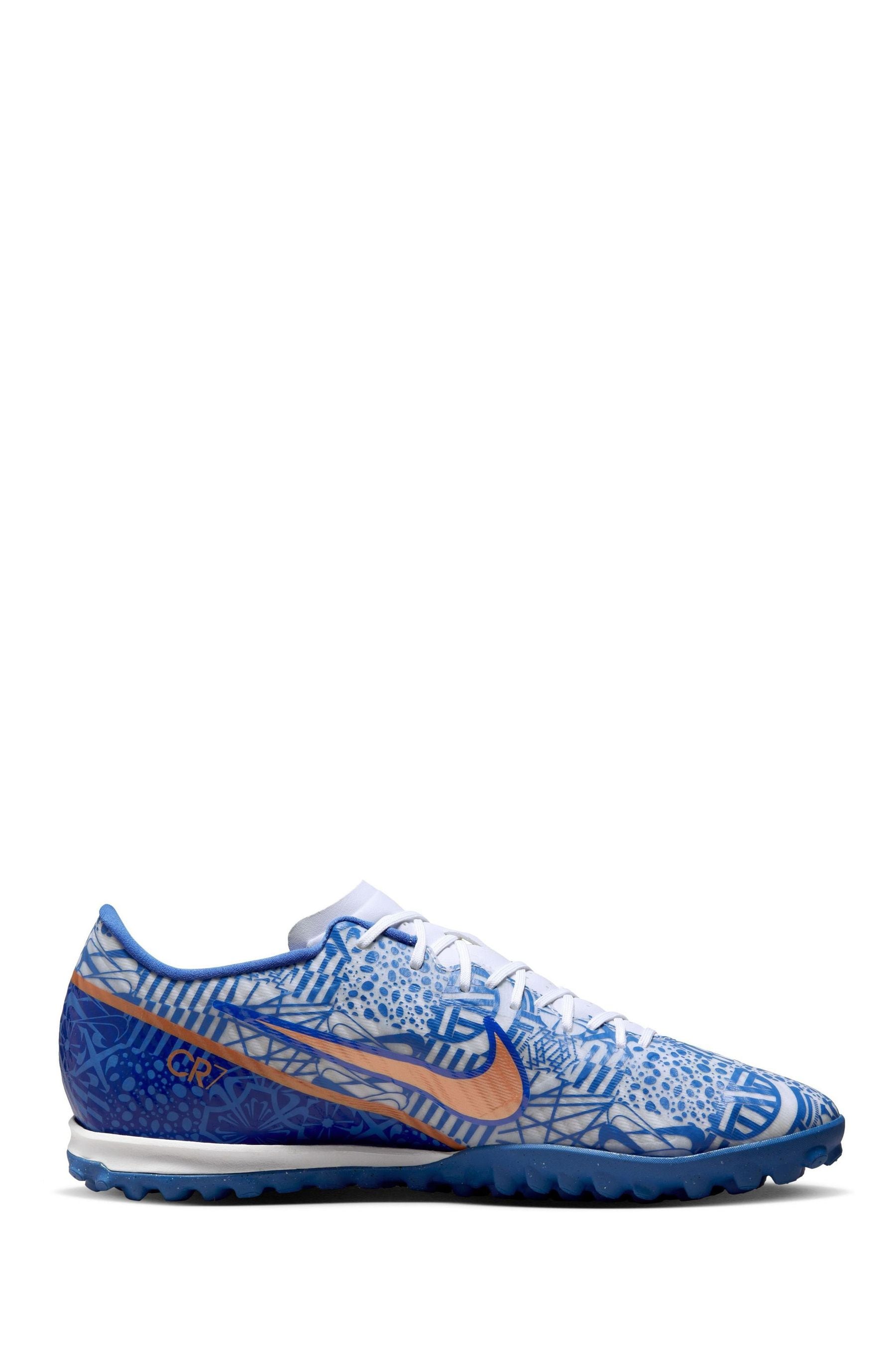 Buy Nike White Mercurial Cristiano Ronaldo CR7 Turf Football Boots from Next Latvia