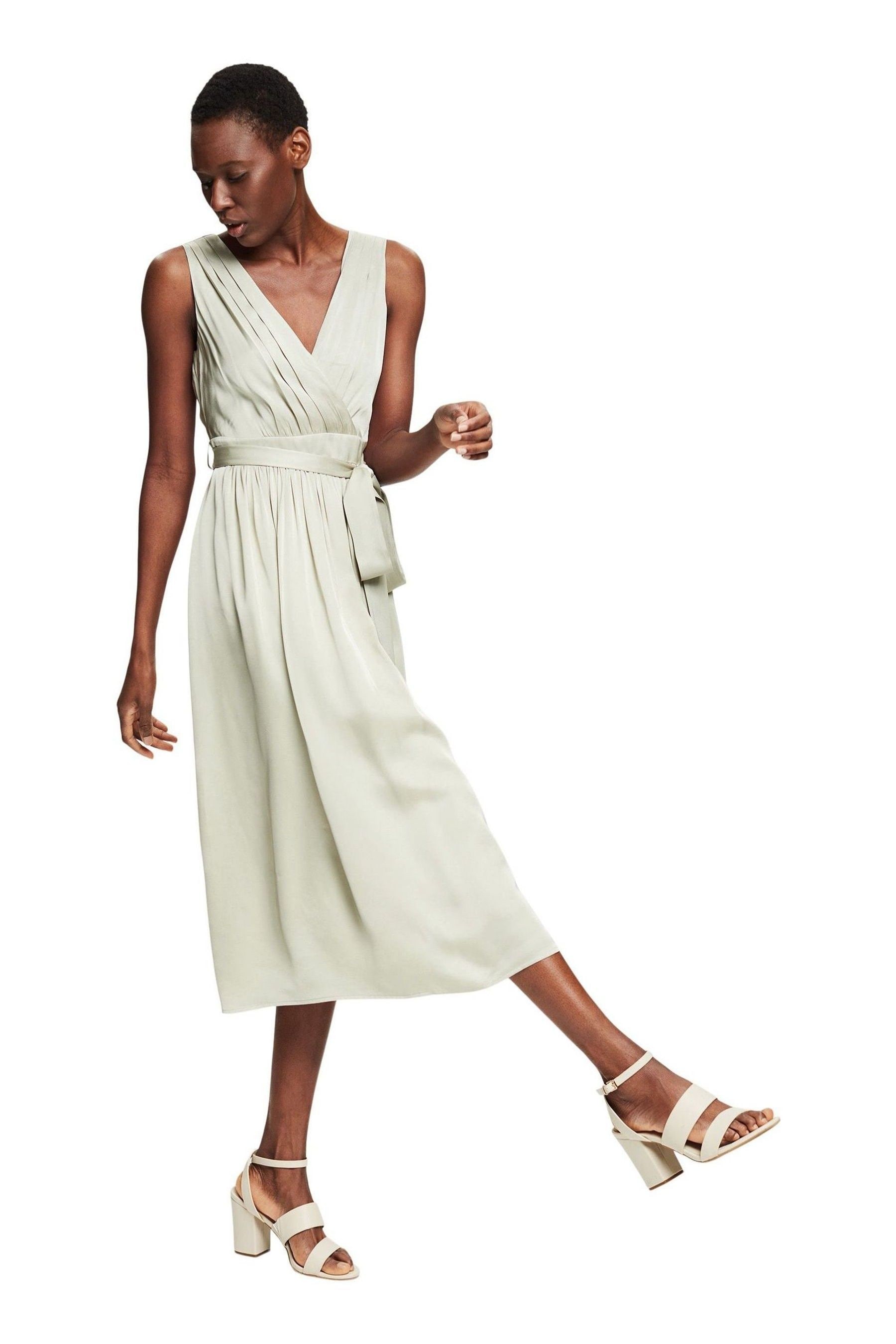 Buy Esprit Pastel Green Ecovero Viscose Dress from Next Luxembourg