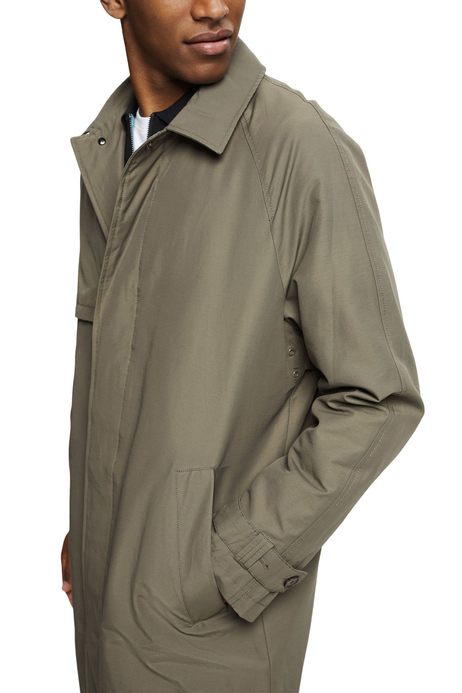 Buy Esprit Khaki Green Overcoat from Next Luxembourg