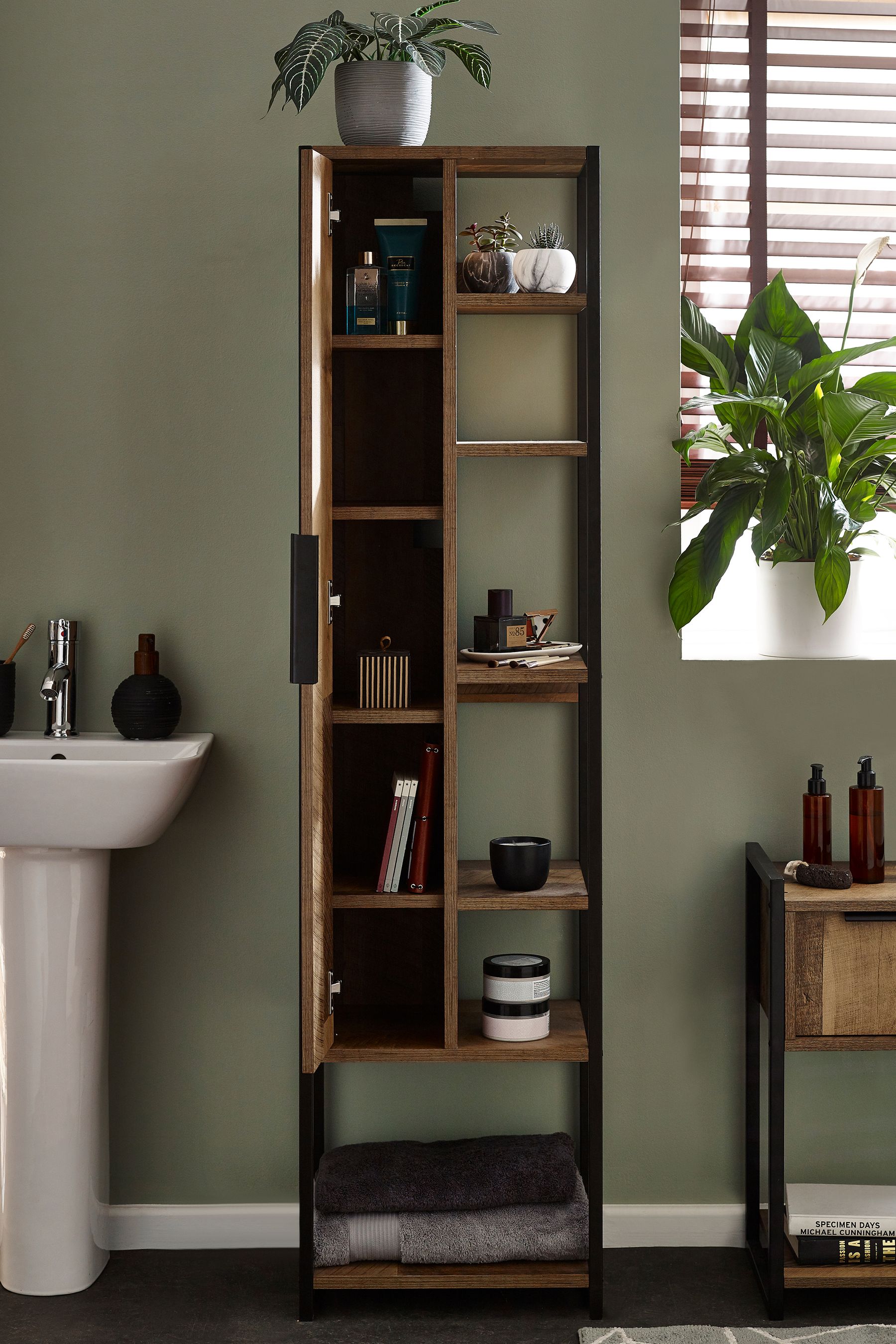 Buy Natural Bronx Tall Boy Shelf Storage Unit from the Next UK online shop
