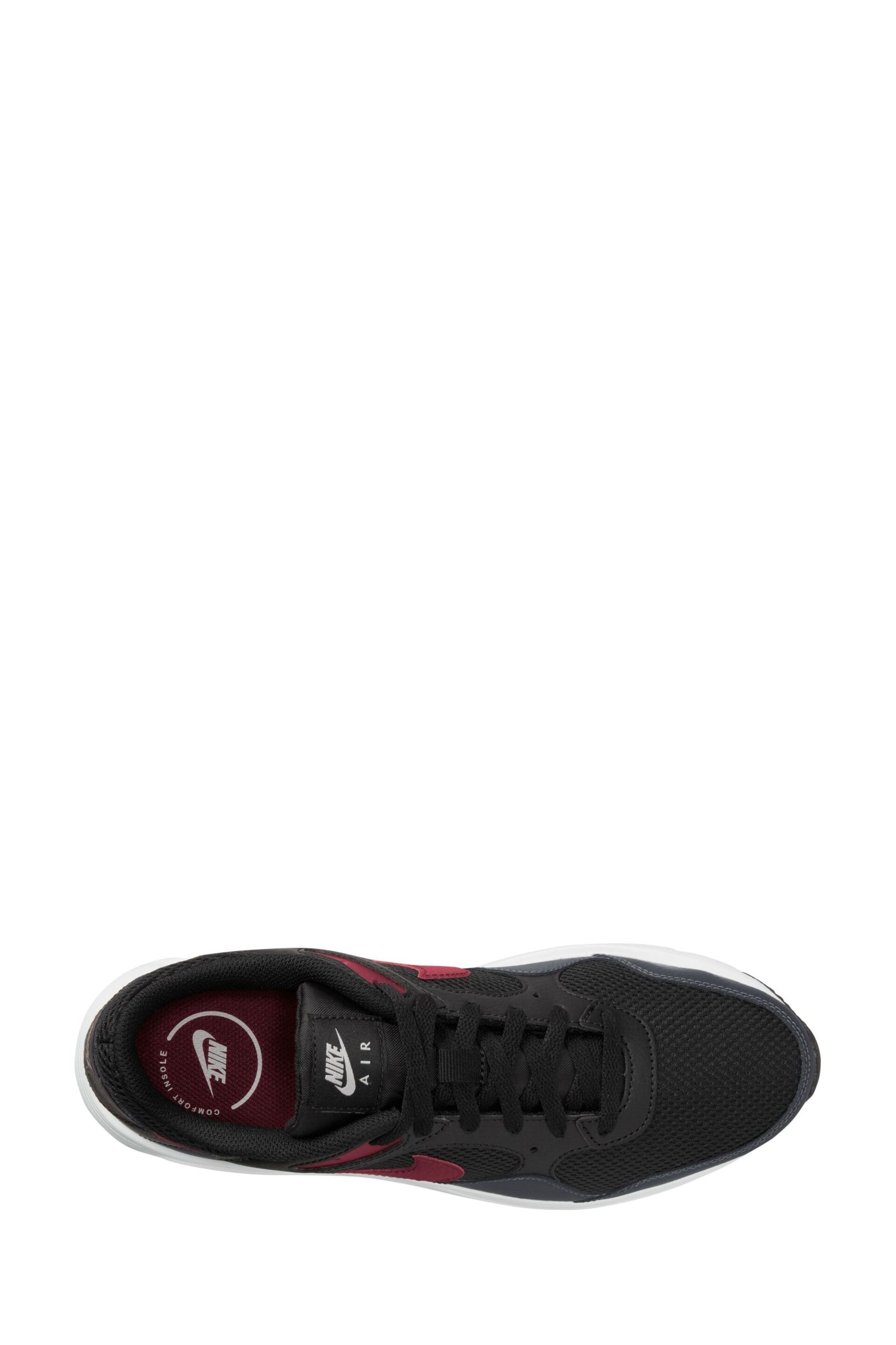 Nike Black/Red Air Max SC Trainers - Image 3 of 4