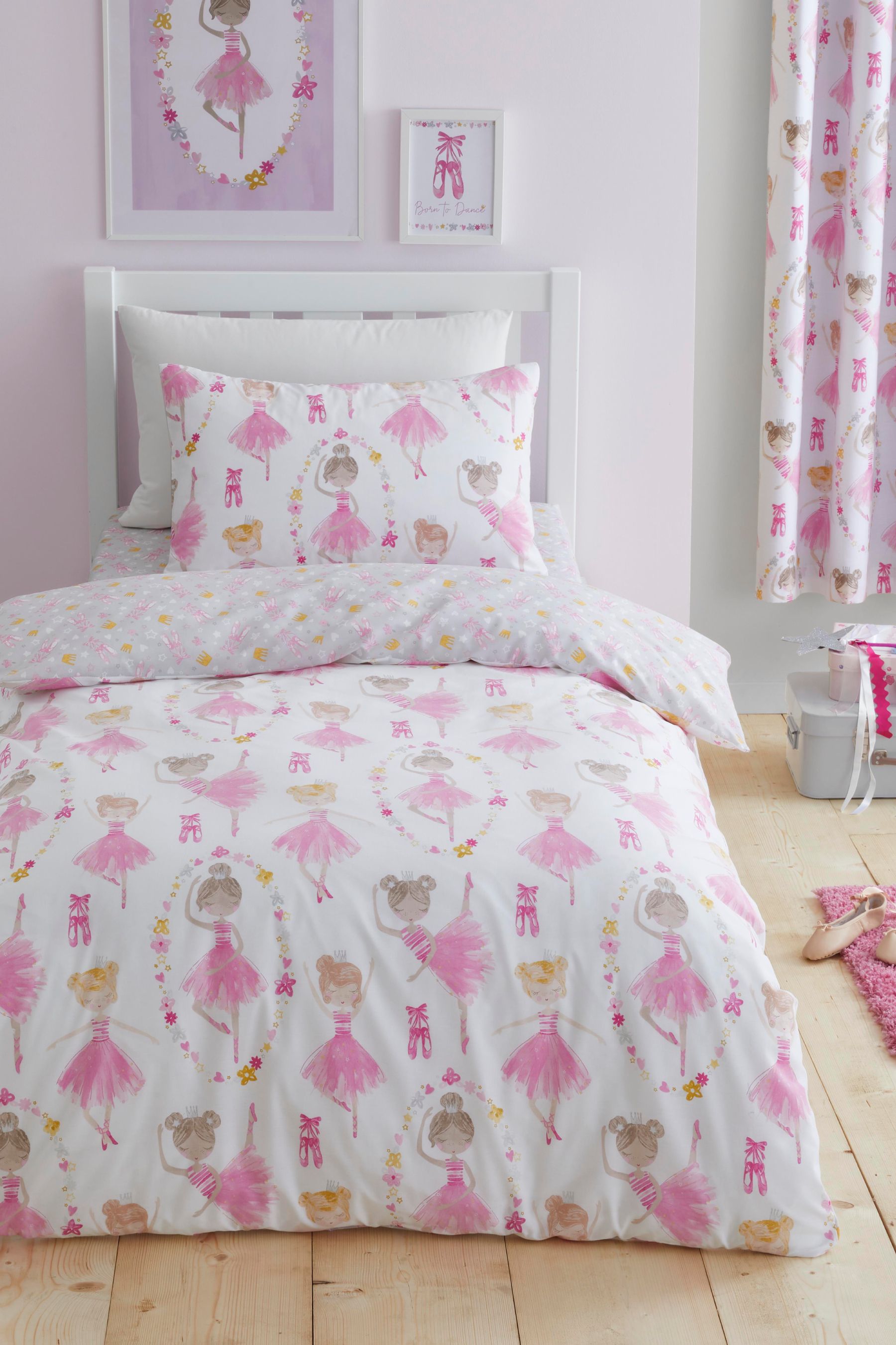 Buy Bedlam Pink Kids Ballet Dancer Duvet Cover And Pillowcase Set from the Next UK online shop