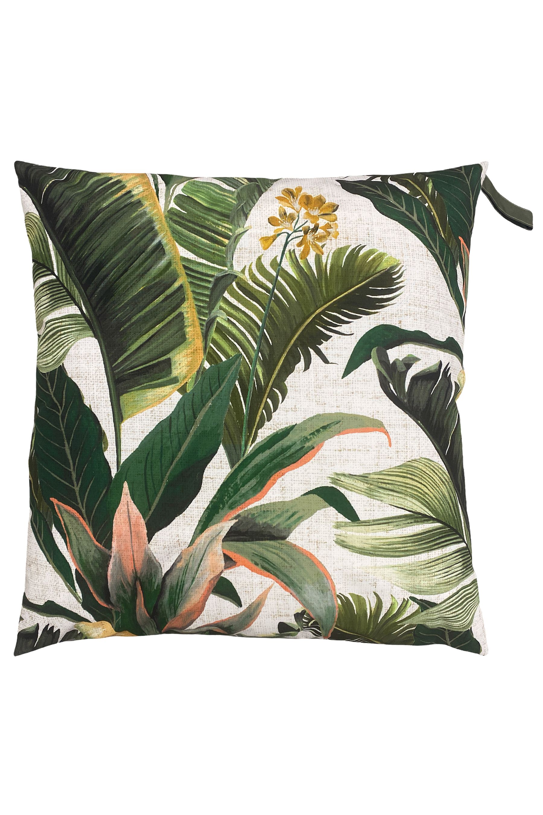 Buy furn. White Hawaii Water Resistant Outdoor Floor Cushion from Next Luxembourg